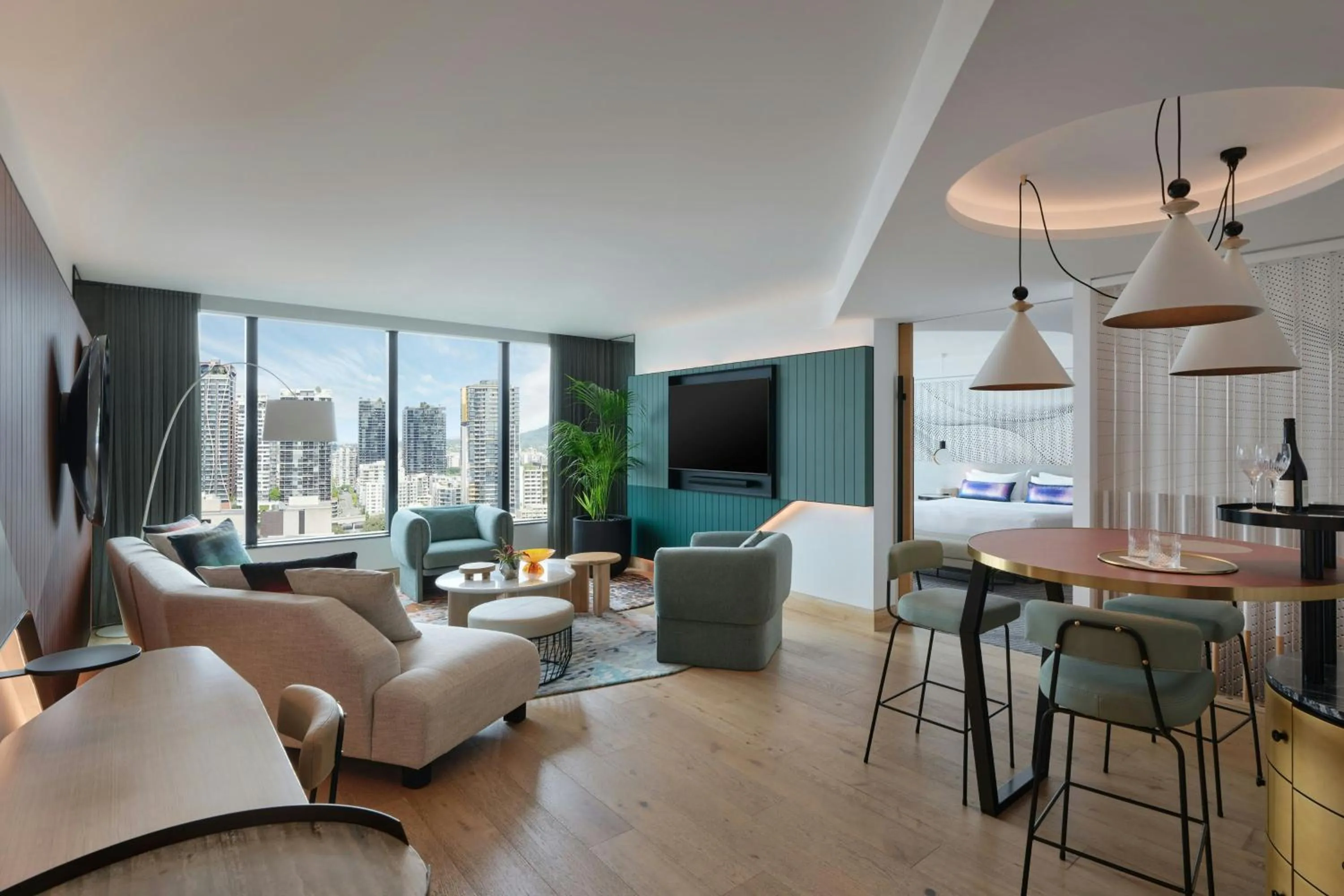 Living room in W Brisbane