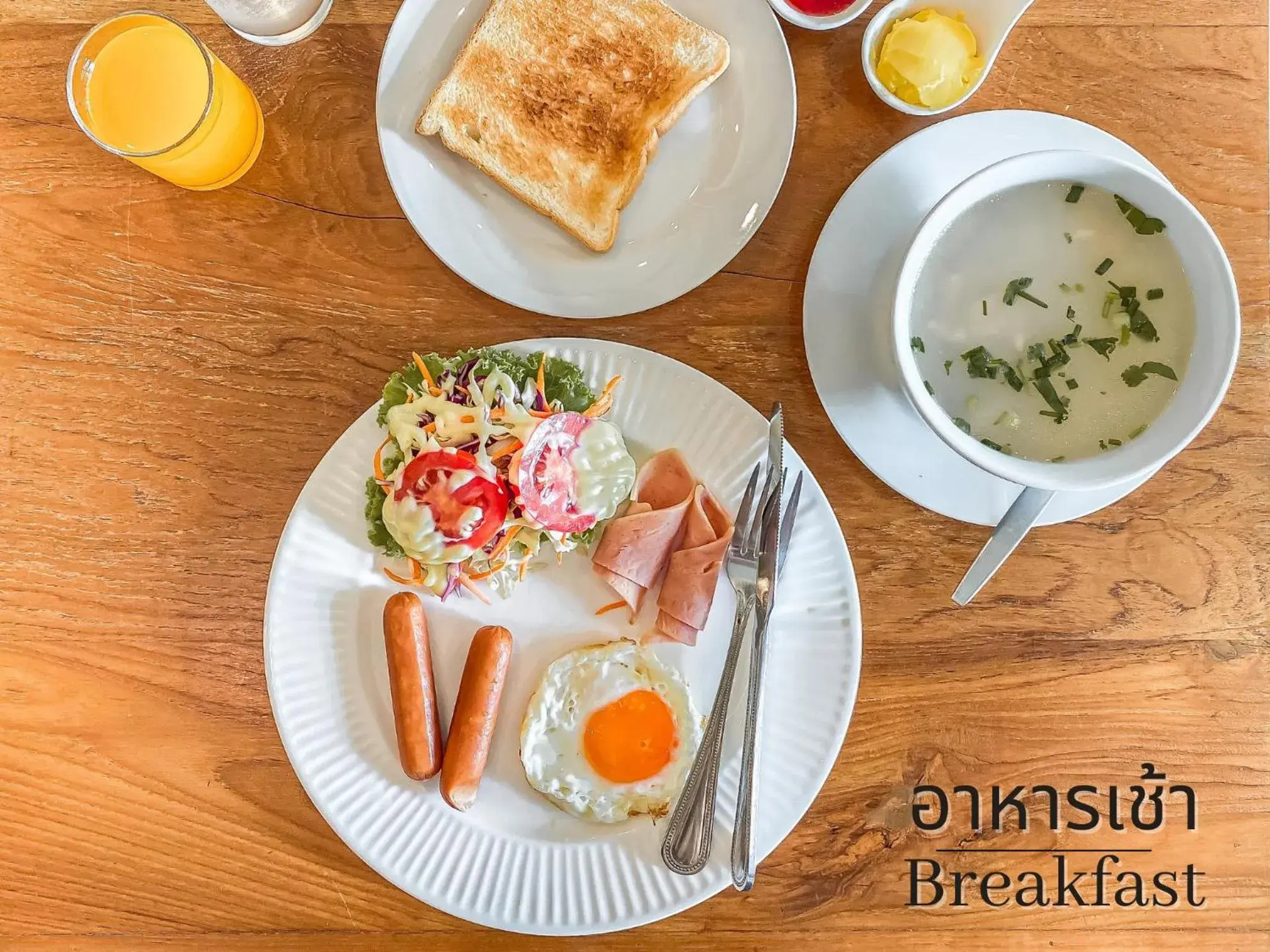 Breakfast in Irin Beach Cha-am Breakfast in Irin Beach Cha-am