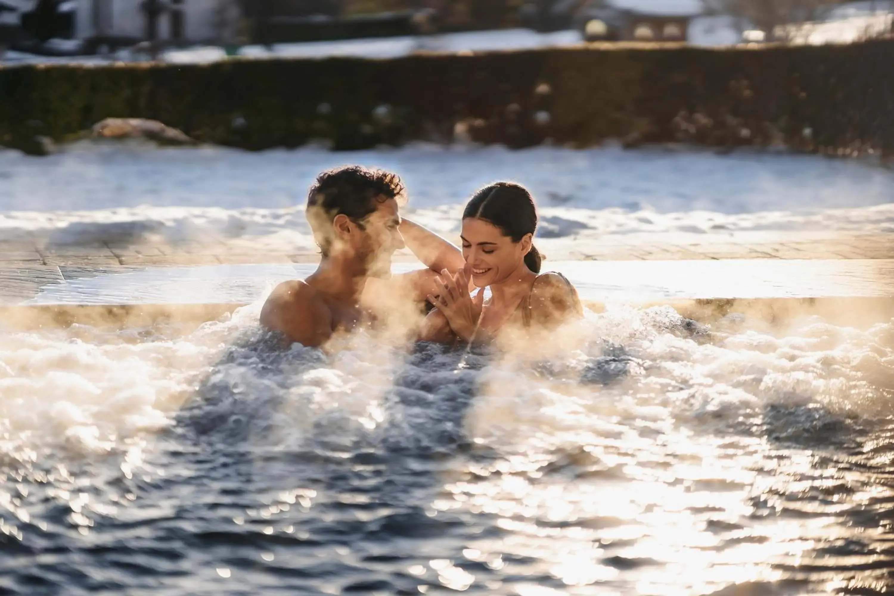 Pool view in SOLEA DOLOMITI Boutique Hotel Pool view in SOLEA DOLOMITI Boutique Hotel