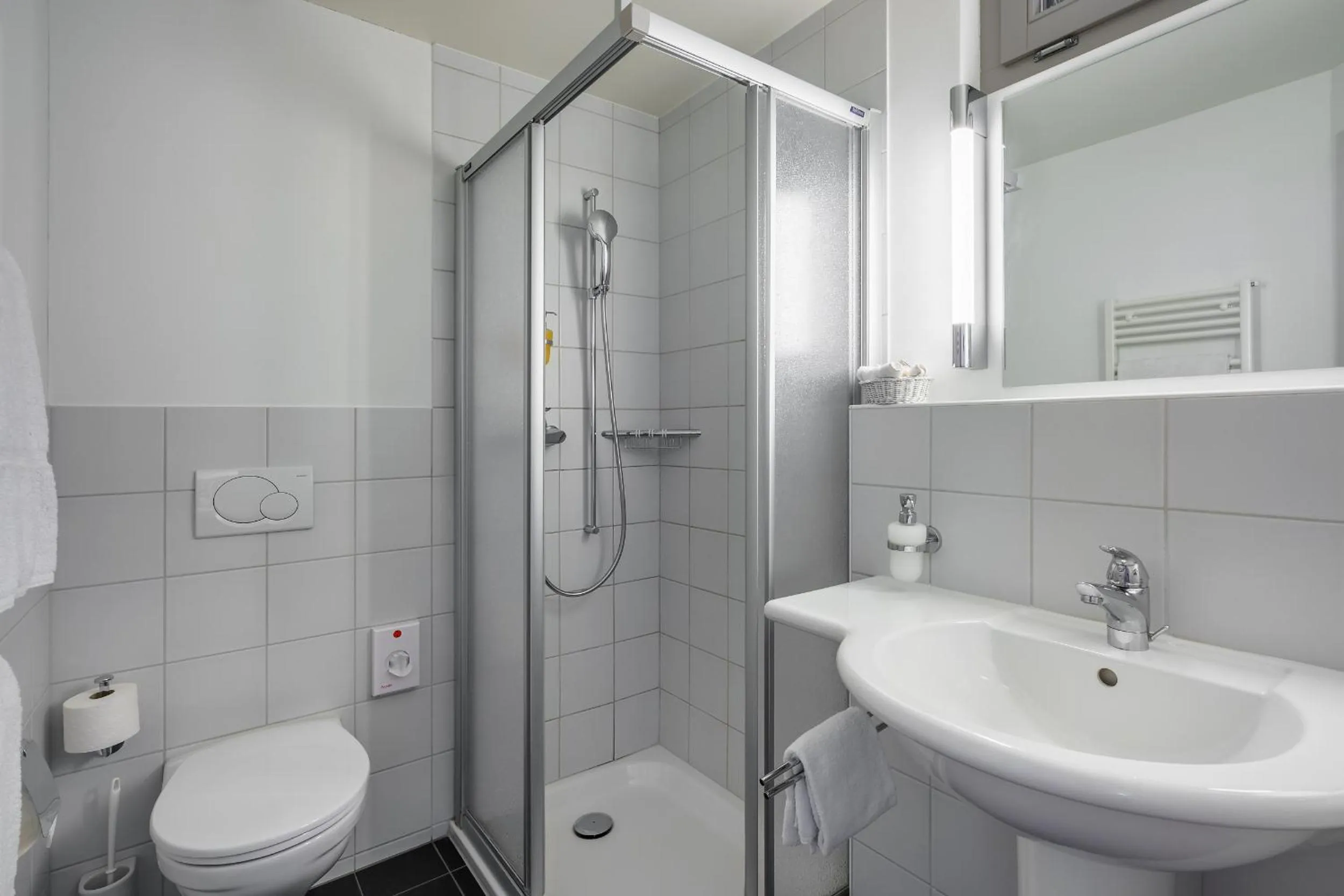 Bathroom in Schönbühl Hotel & Restaurant Lake Thun