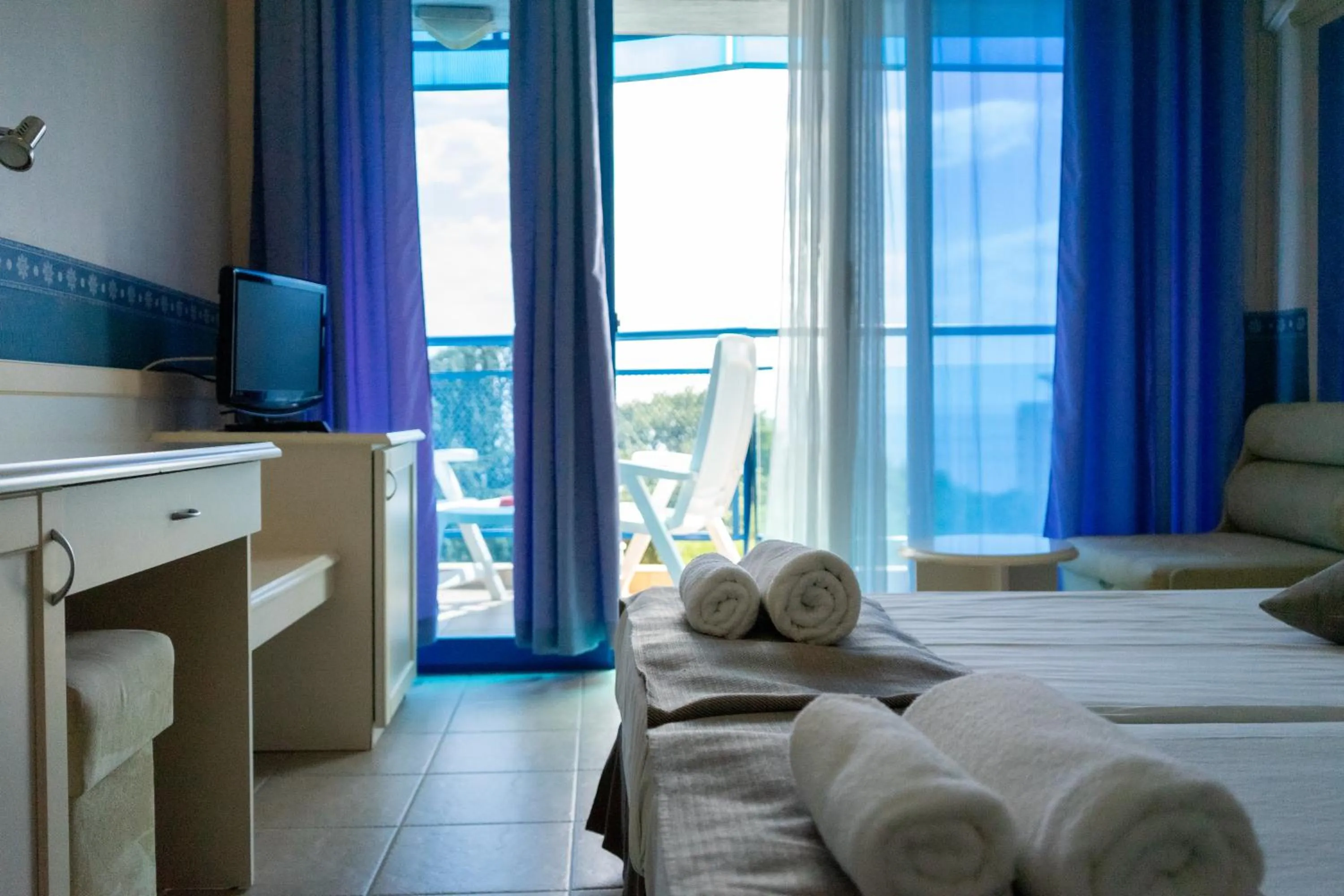 Bed in Aphrodite Hotel