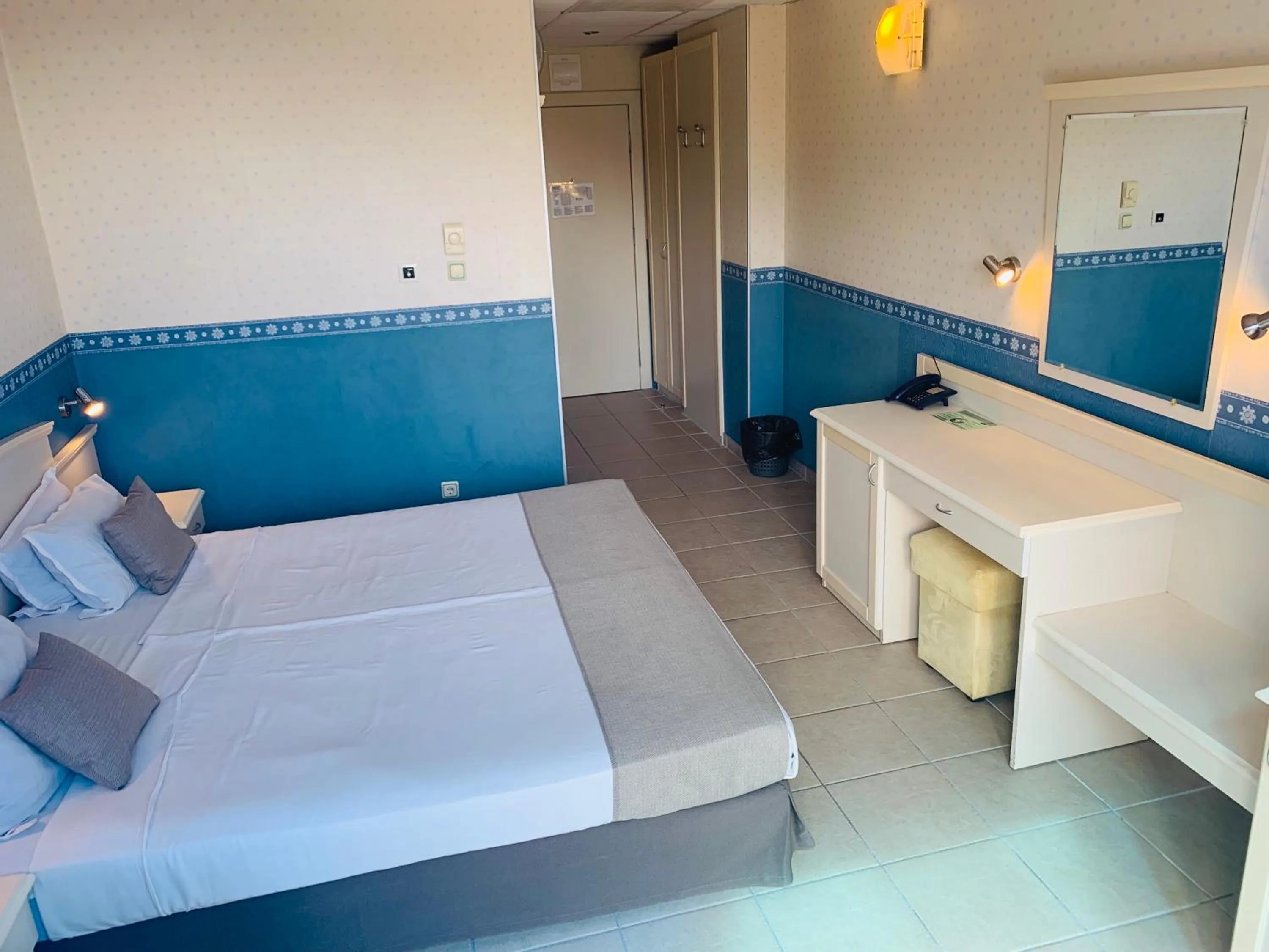 Bed in Aphrodite Hotel