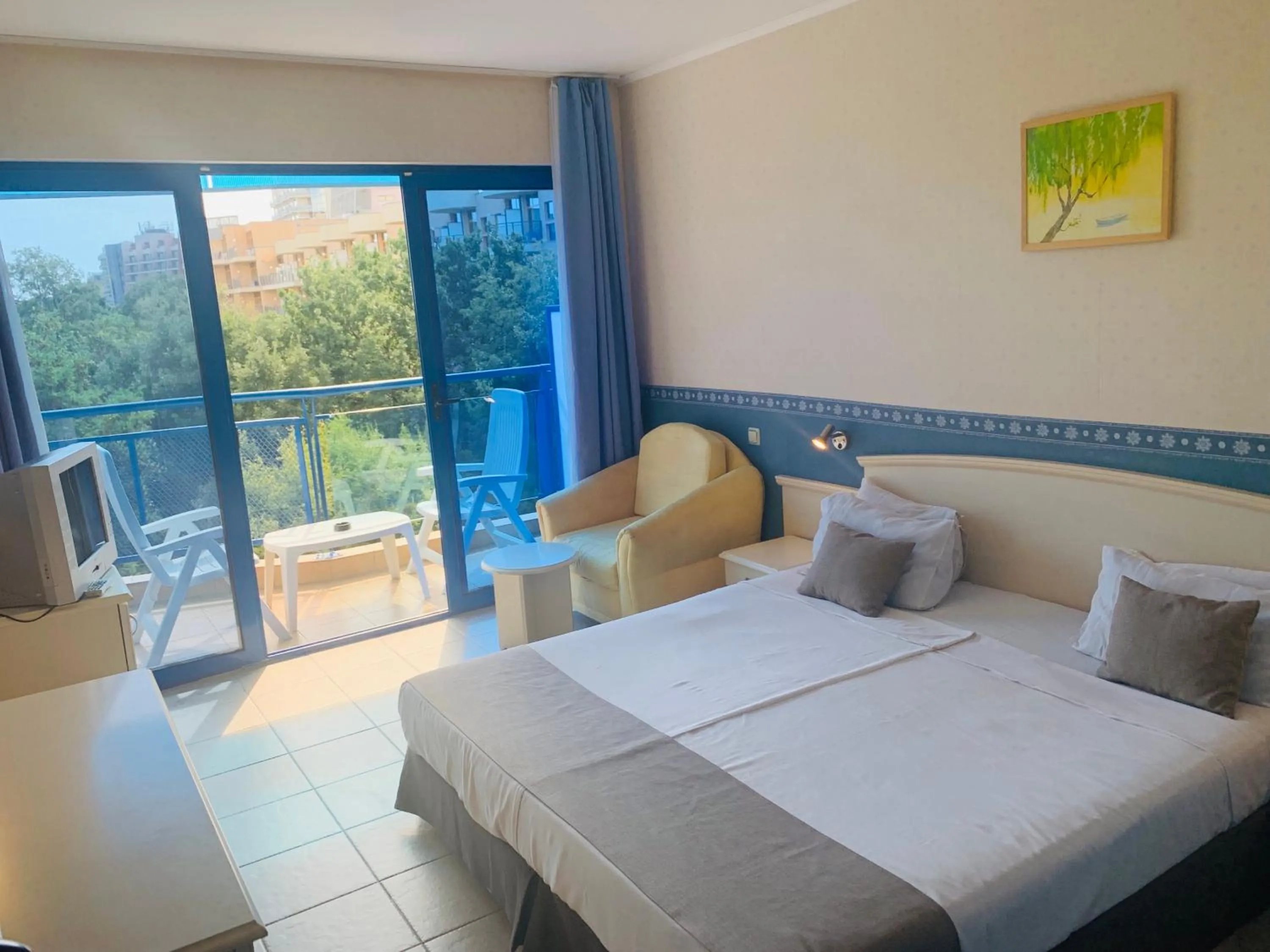 Bed in Aphrodite Hotel