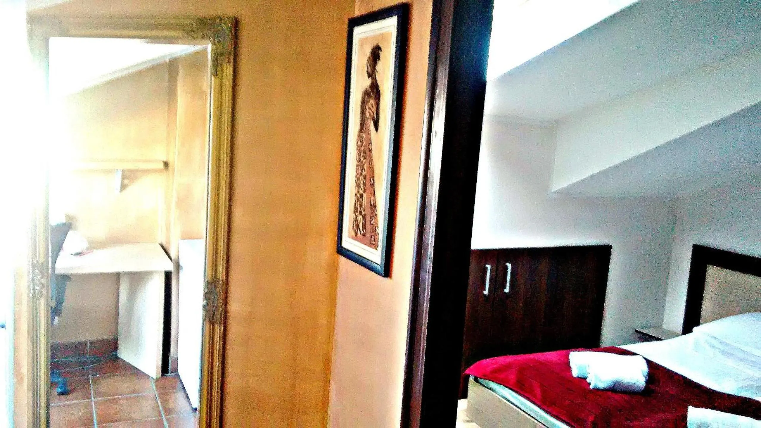 Bathroom, Bed in Vila Senjak