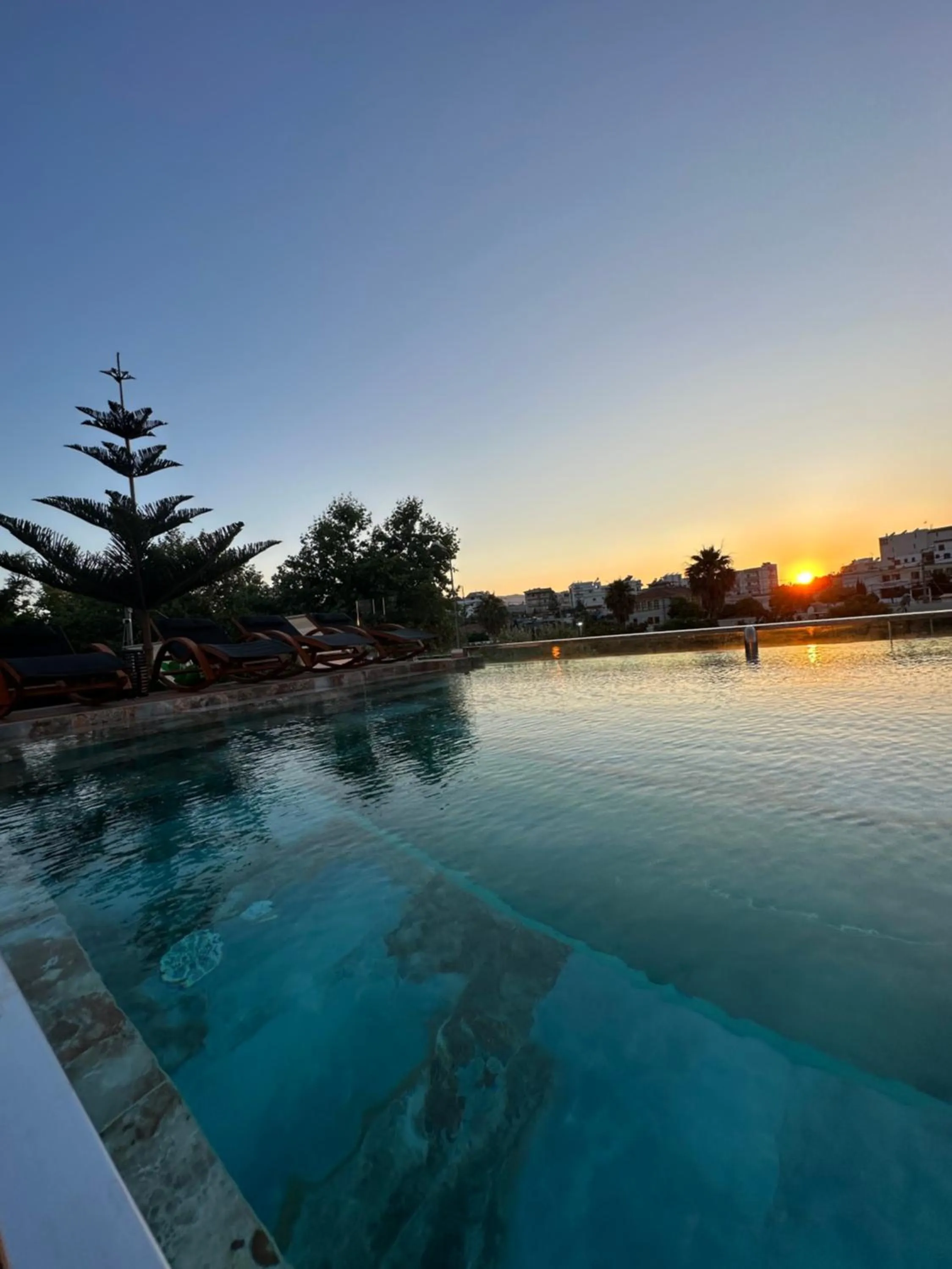 Pool view in Ilio Boutique Hotel