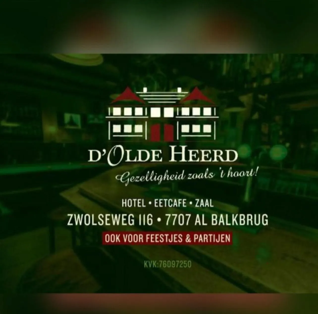 Logo/Certificate/Sign in Hotel-Eetcafé d'Olde Heerd