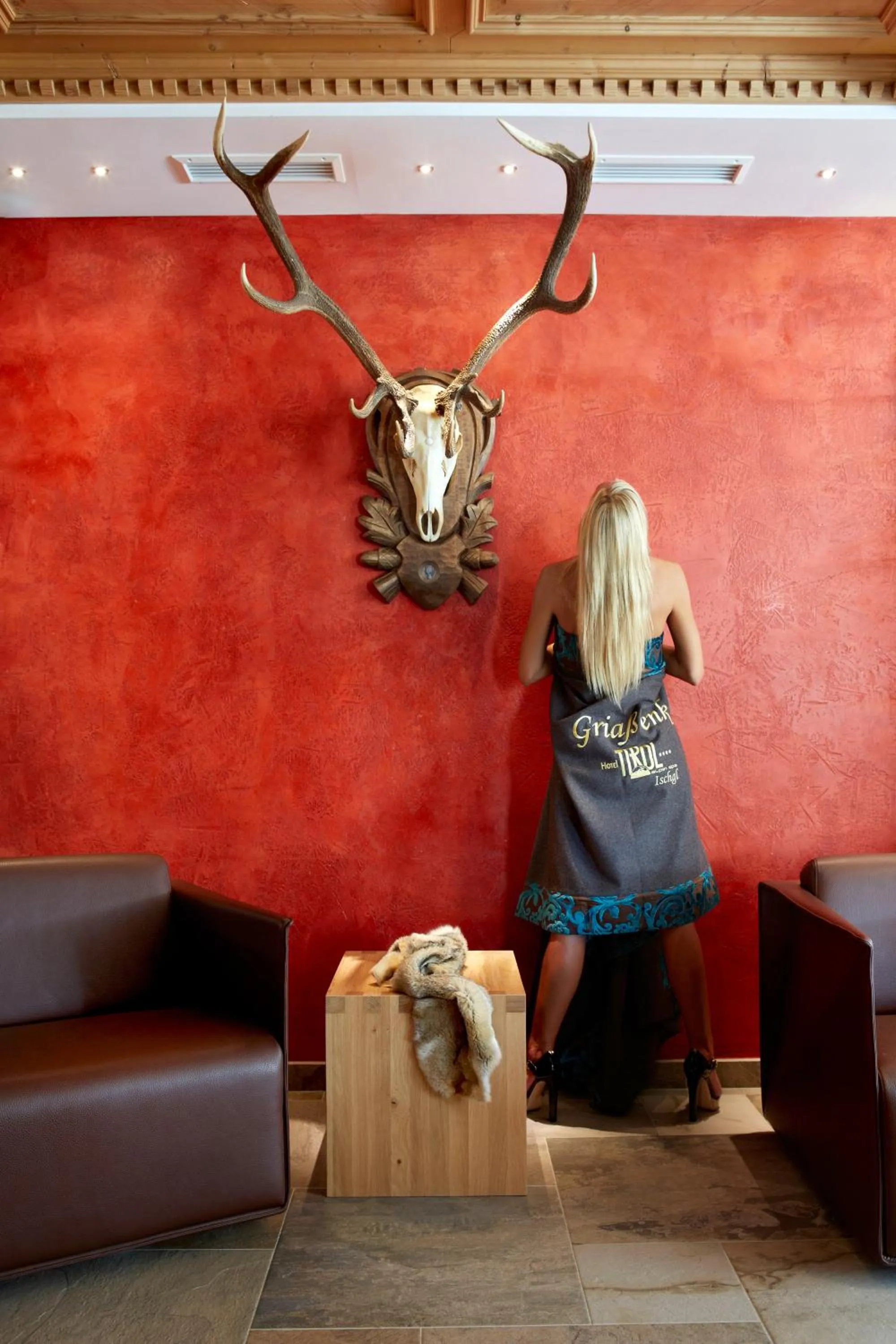 Lounge or bar in Hotel Tirol