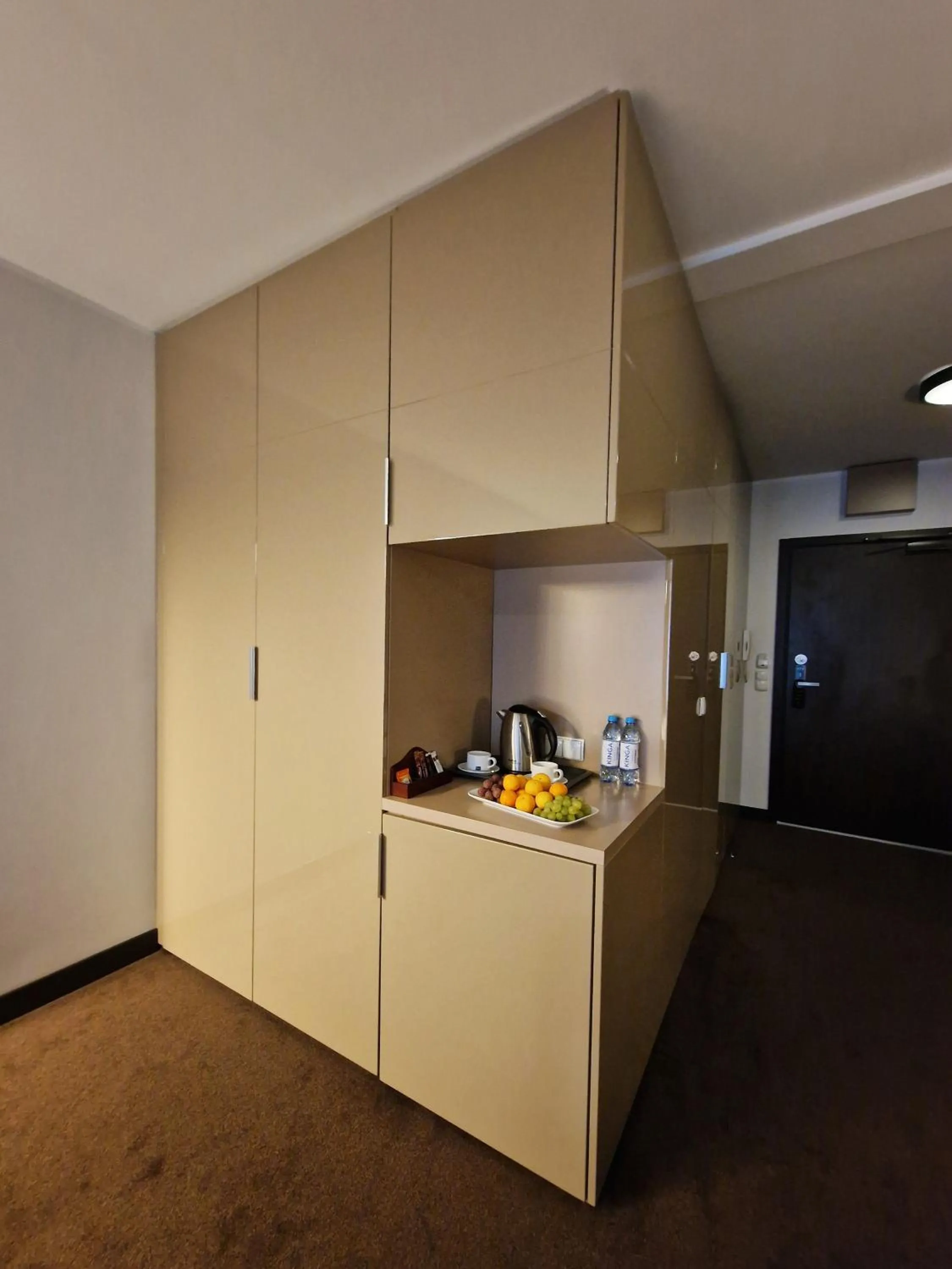 Kitchen or kitchenette in Platinum Apartments Aparthotel