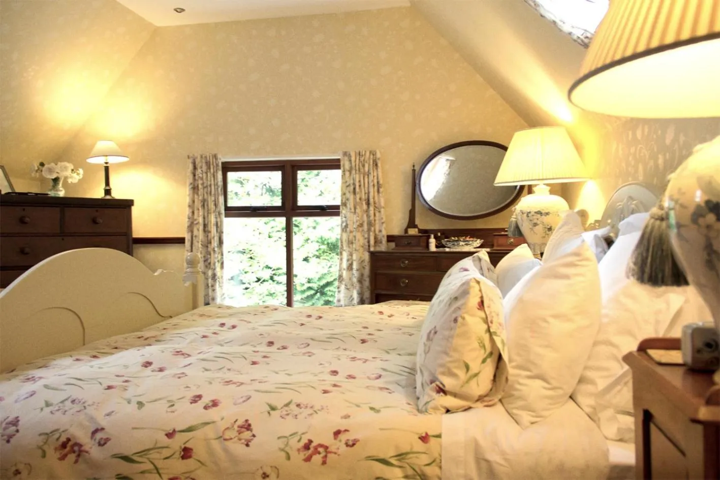 Bed in Corriegour Lodge Hotel