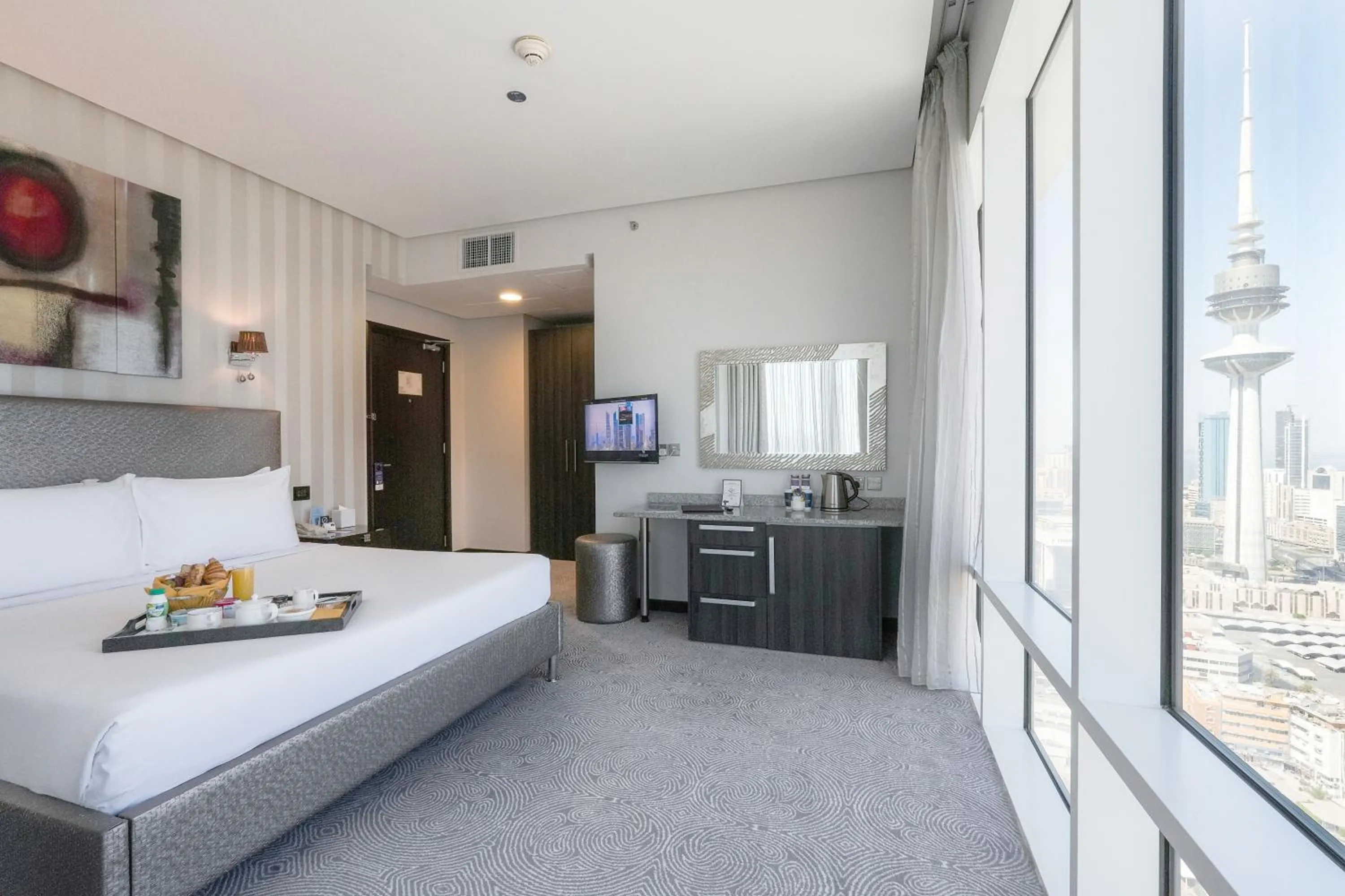 Bedroom, Bed in Grand Majestic Hotel Kuwait