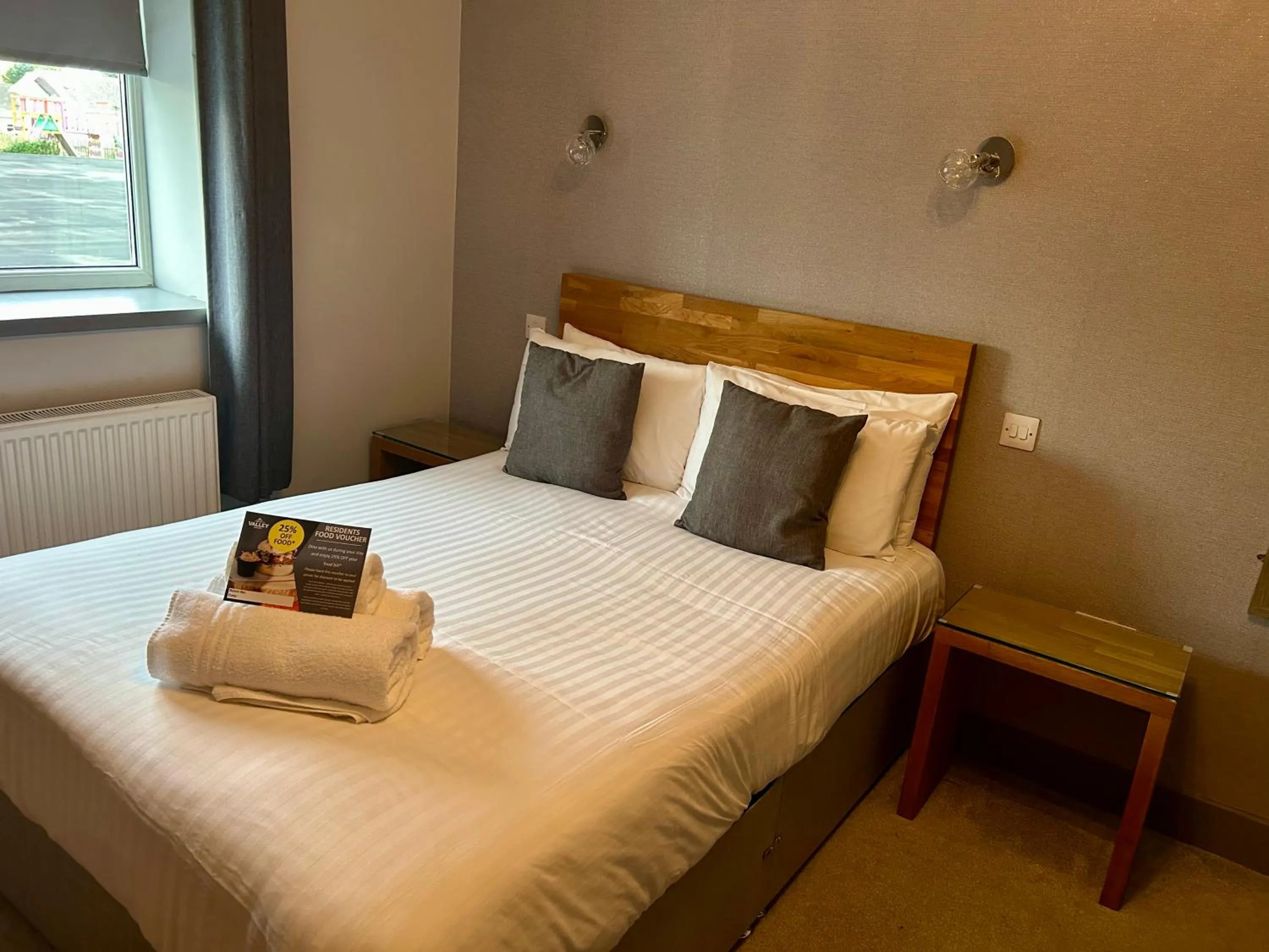 Bed in The Valley Hotel, Anglesey