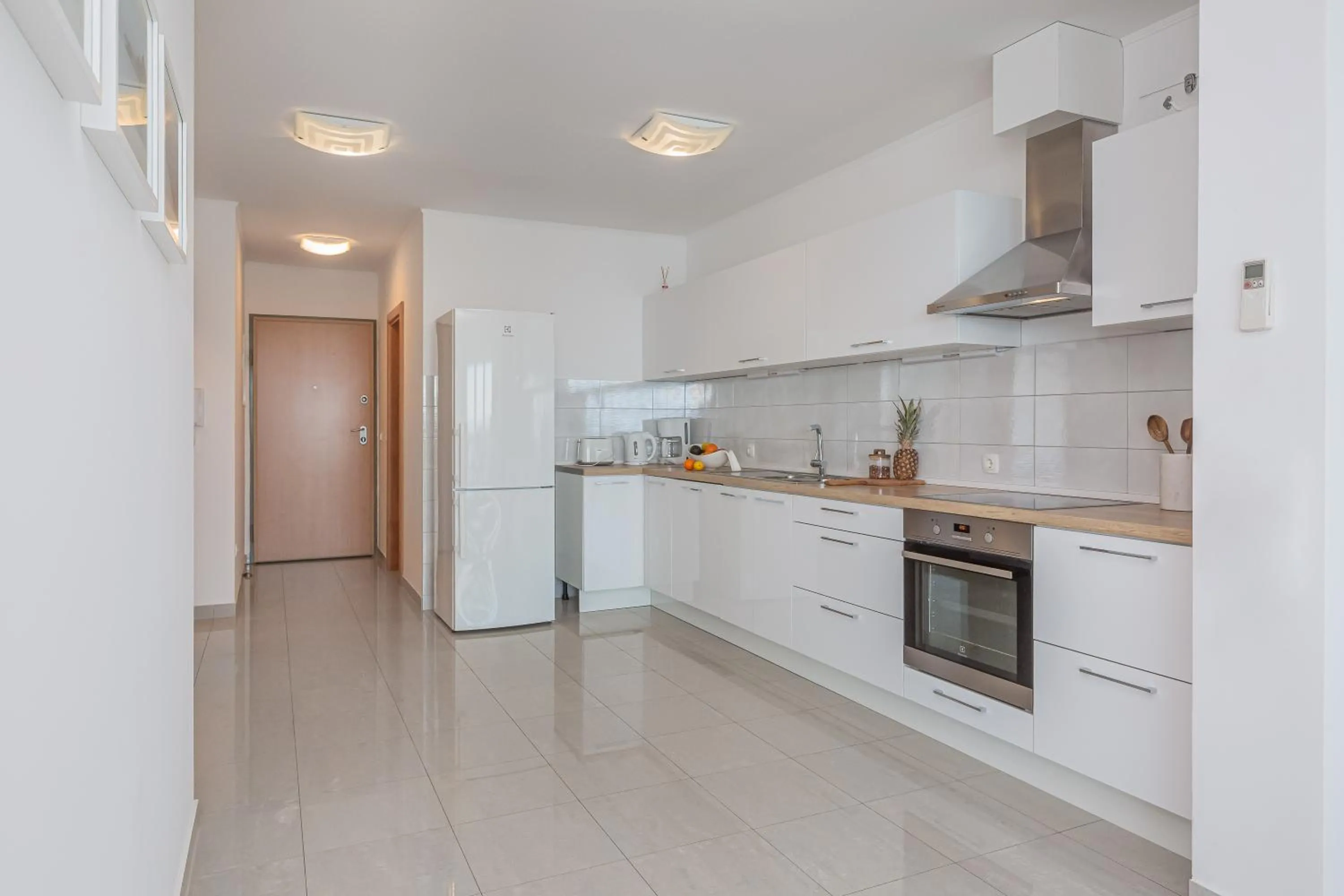 kitchen in AP 4+2 in one of the most luxury building in Omis