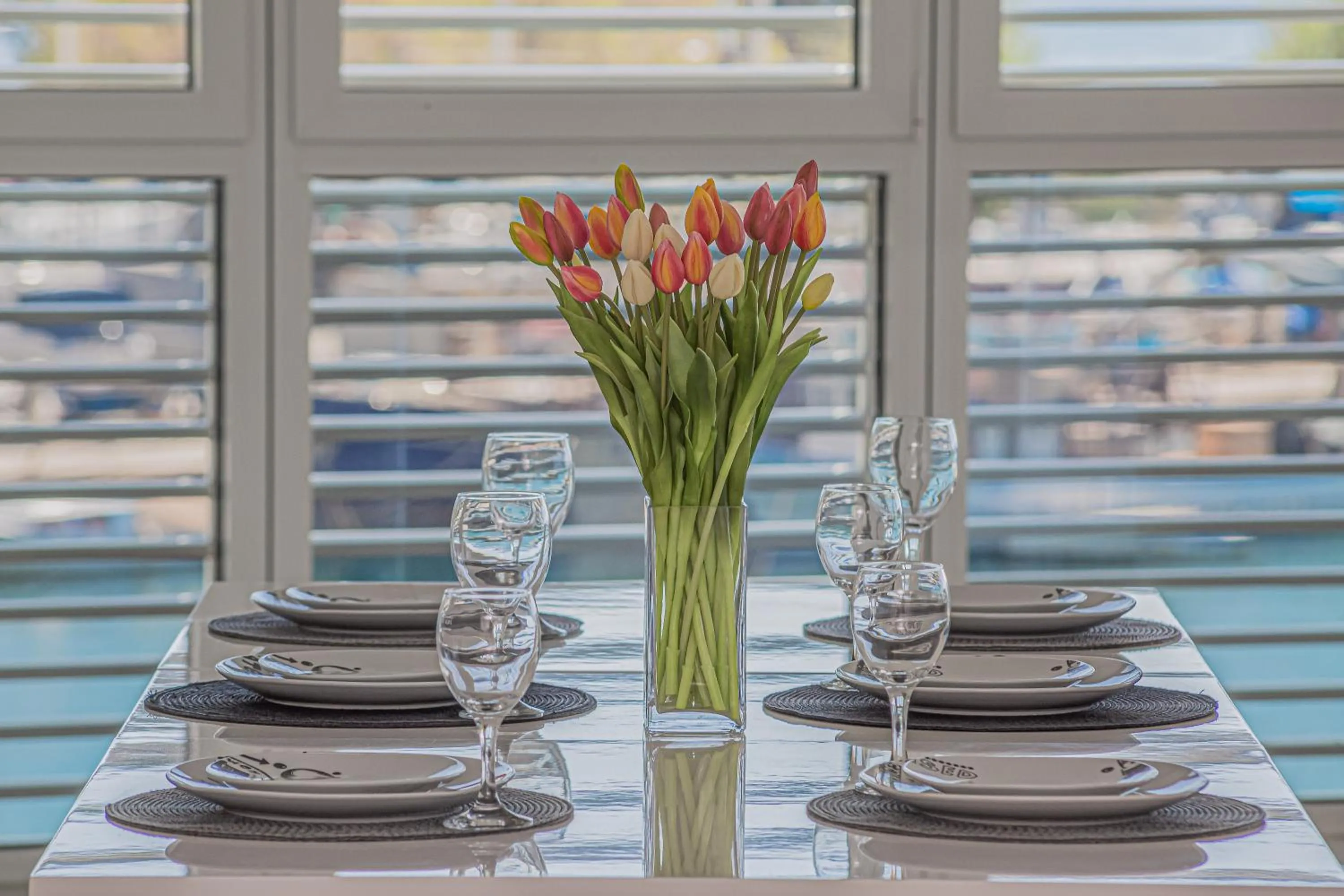 Dining area in AP 4+2 in one of the most luxury building in Omis