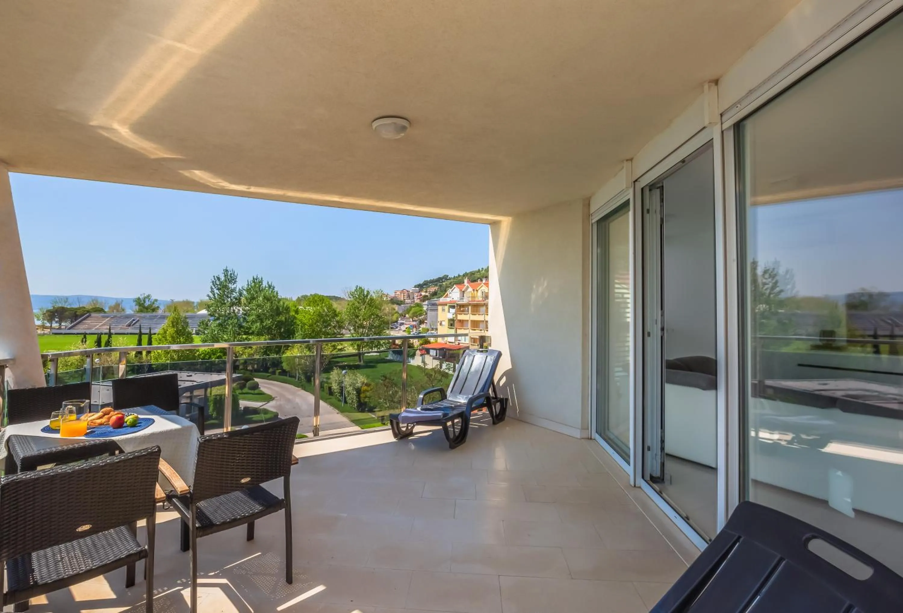 Balcony/Terrace in AP 4+2 in one of the most luxury building in Omis