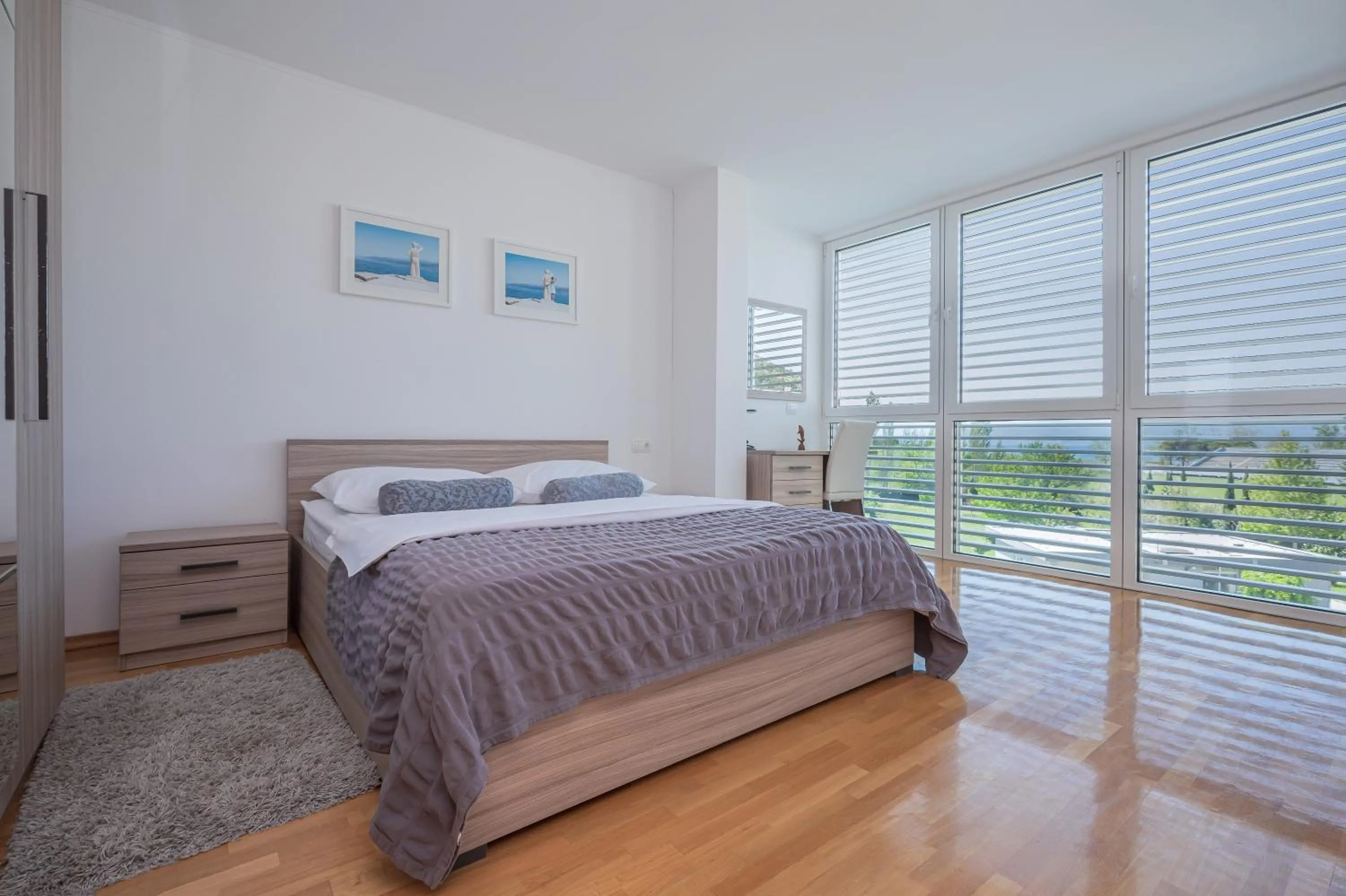 Bedroom, Bed in AP 4+2 in one of the most luxury building in Omis
