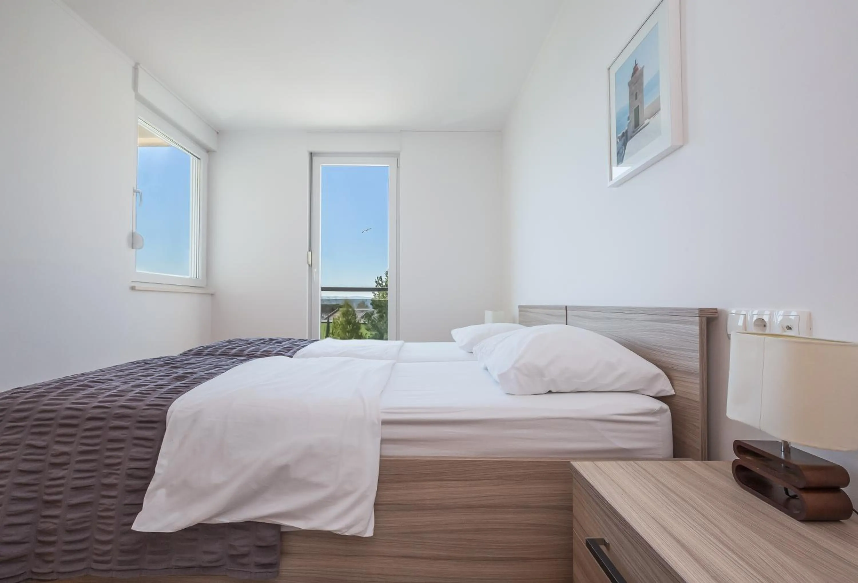 Bedroom, Bed in AP 4+2 in one of the most luxury building in Omis