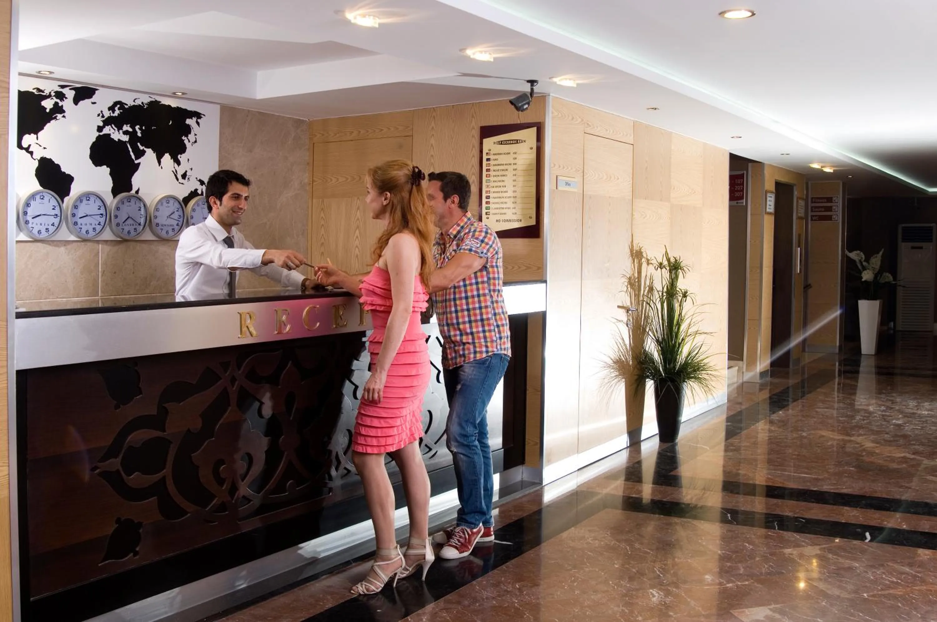 Lobby or reception in Supreme Hotel