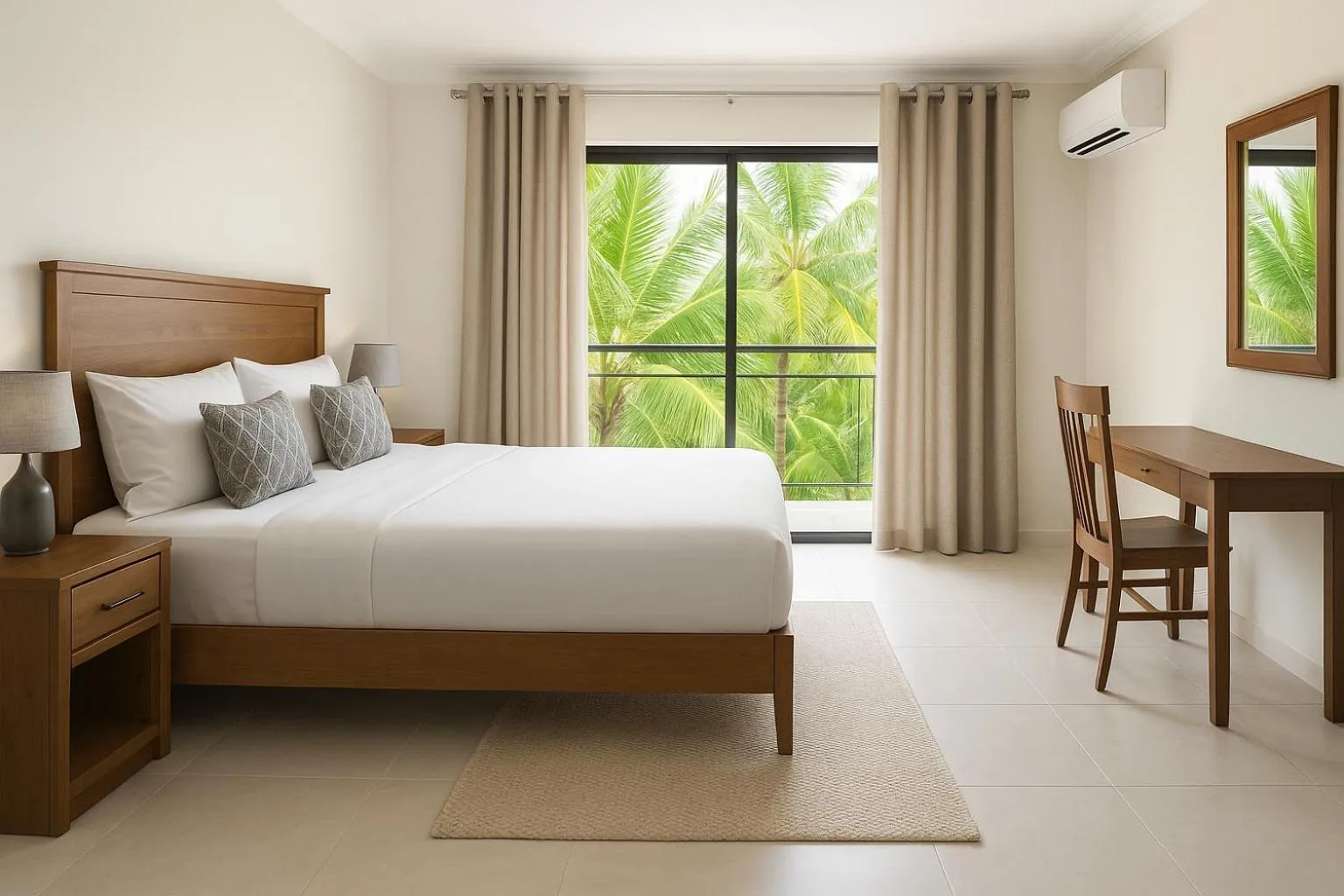 Bedroom, Bed in Seafront Residences