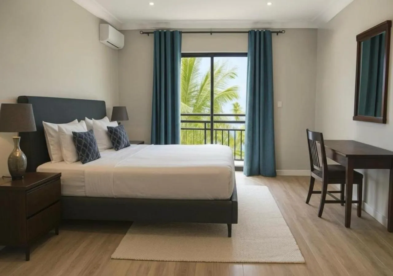 Bedroom, Bed in Seafront Residences