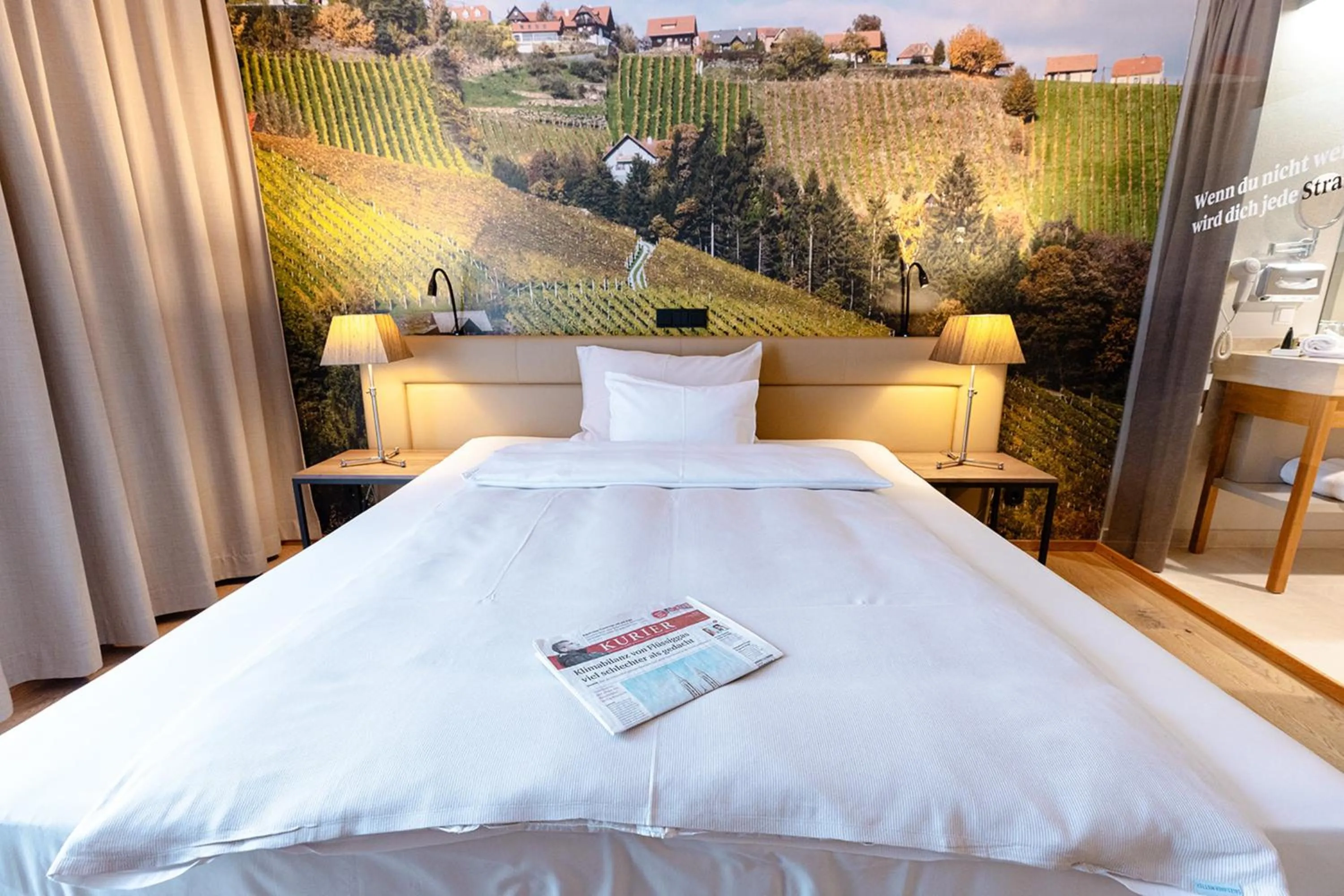 Photo of the whole room, Bed in Hotel Stainzerhof