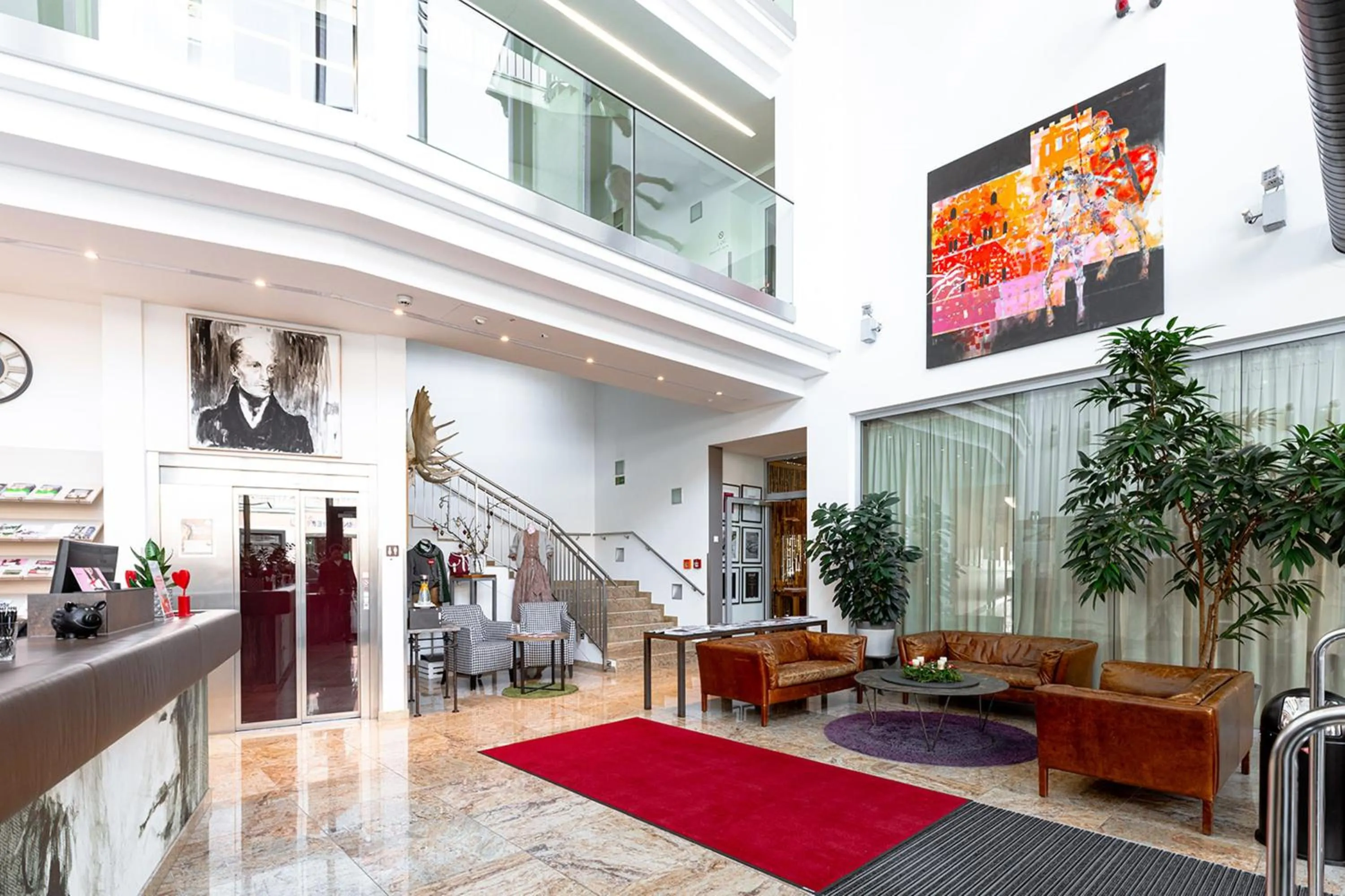 Lobby or reception in Hotel Stainzerhof