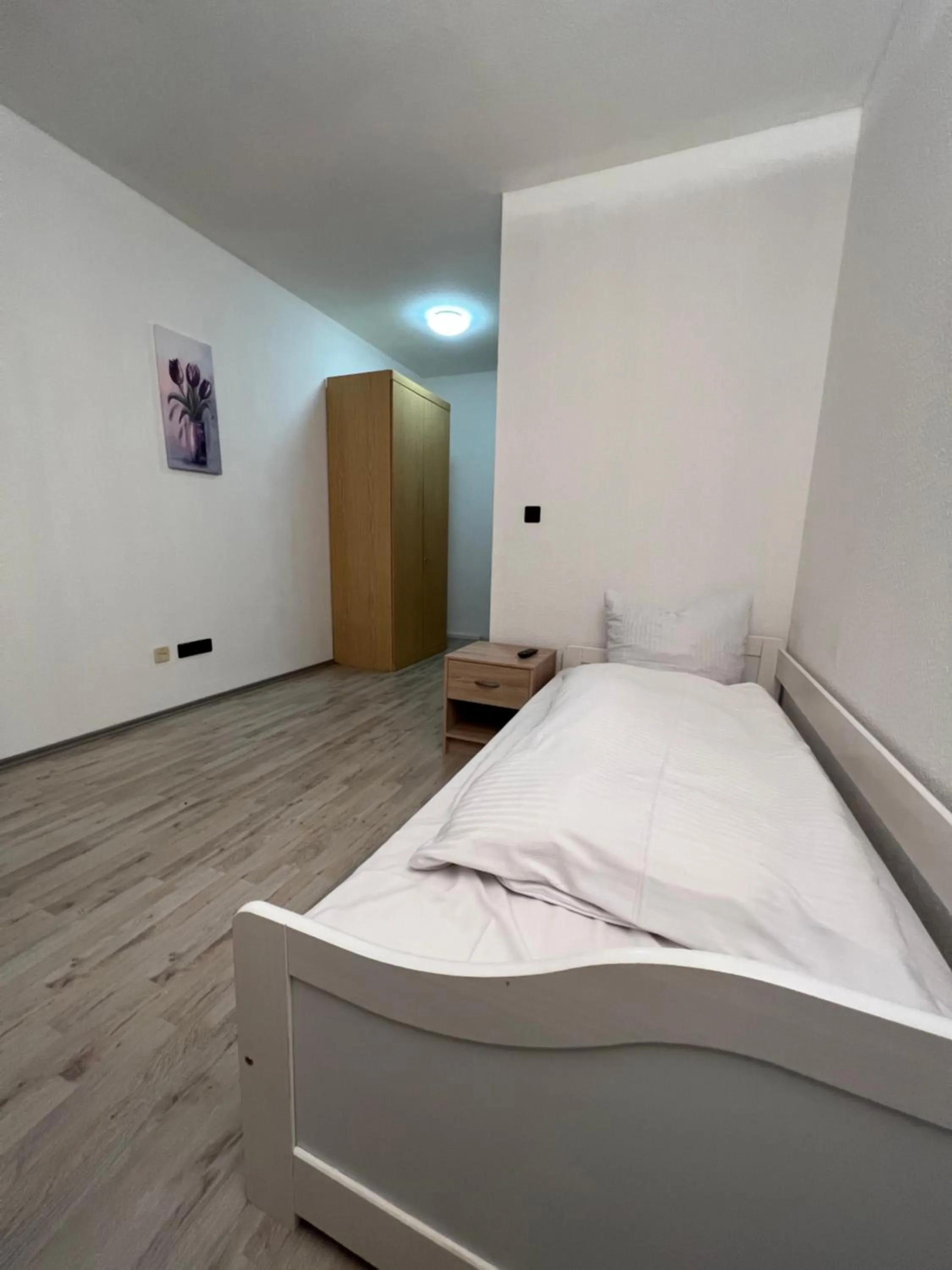 Bed in Hotel zum Rücking