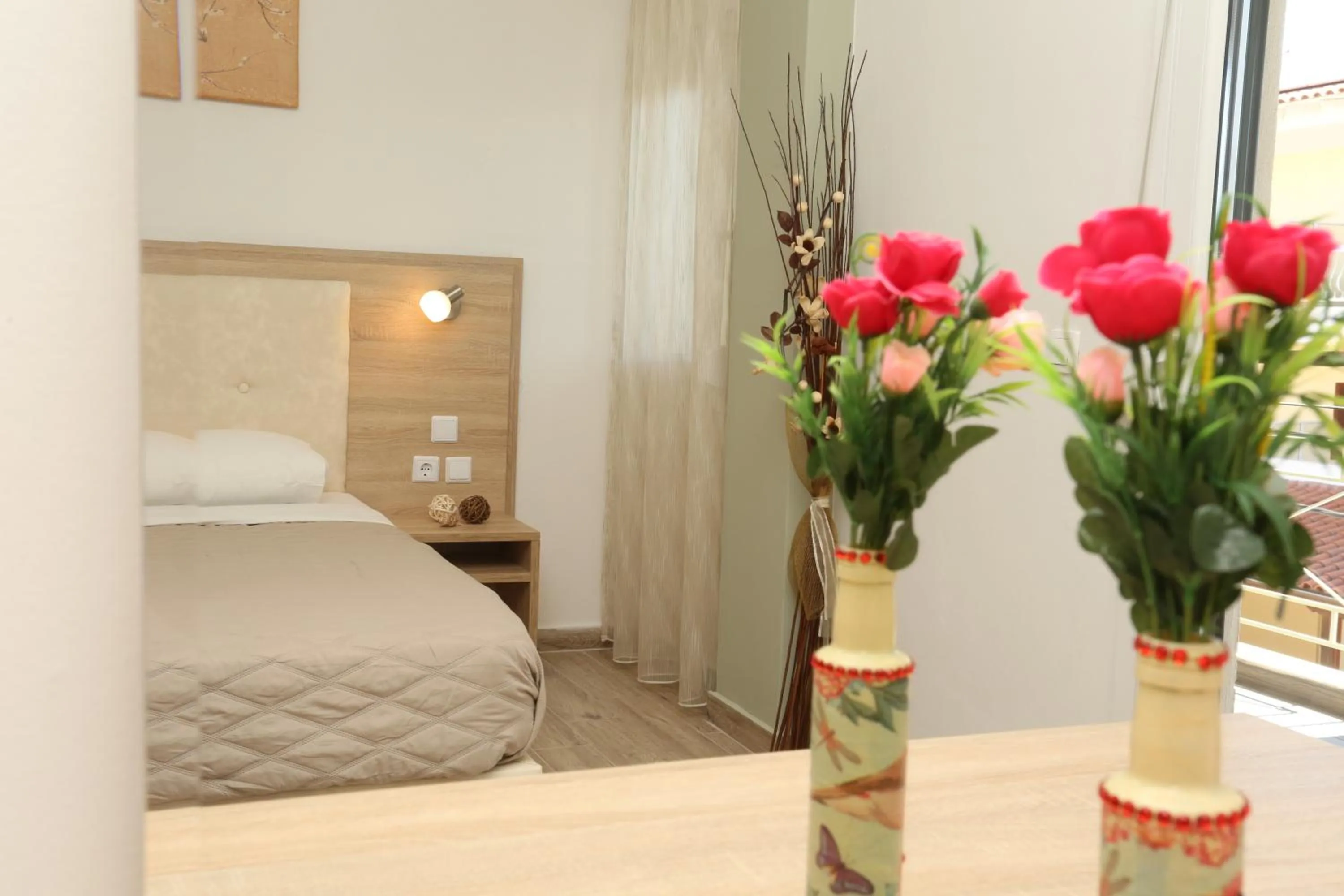 Decorative detail, Bed in Sun Hotel