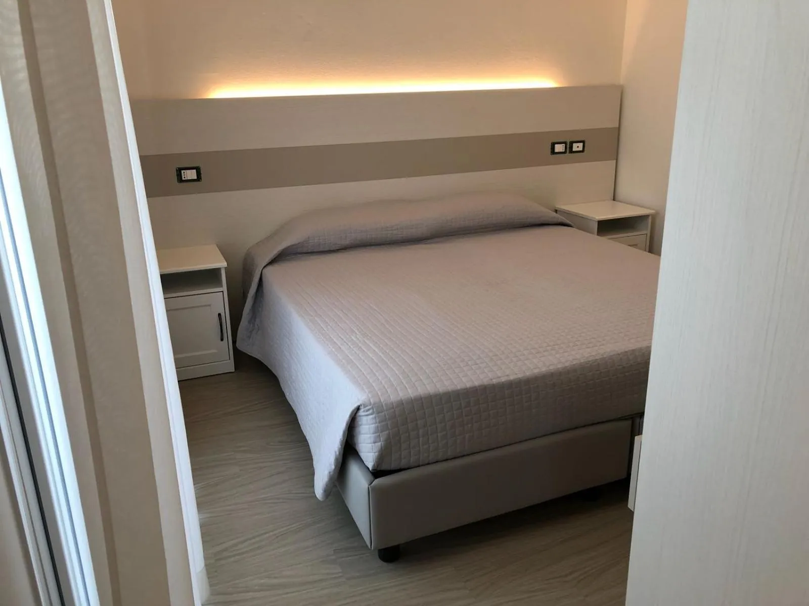 Bed in Hotel Portofino