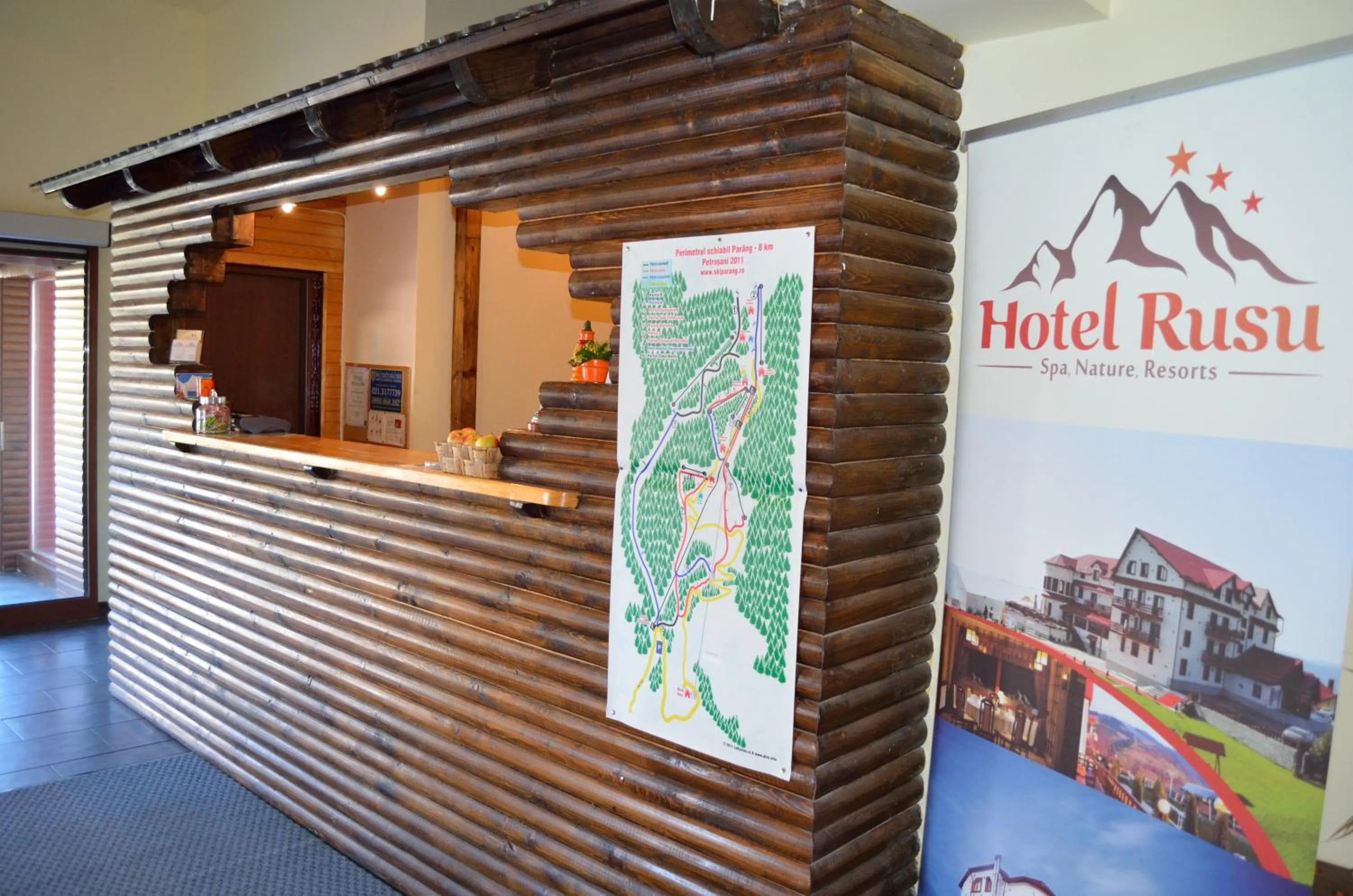 Lobby or reception in Hotel Rusu