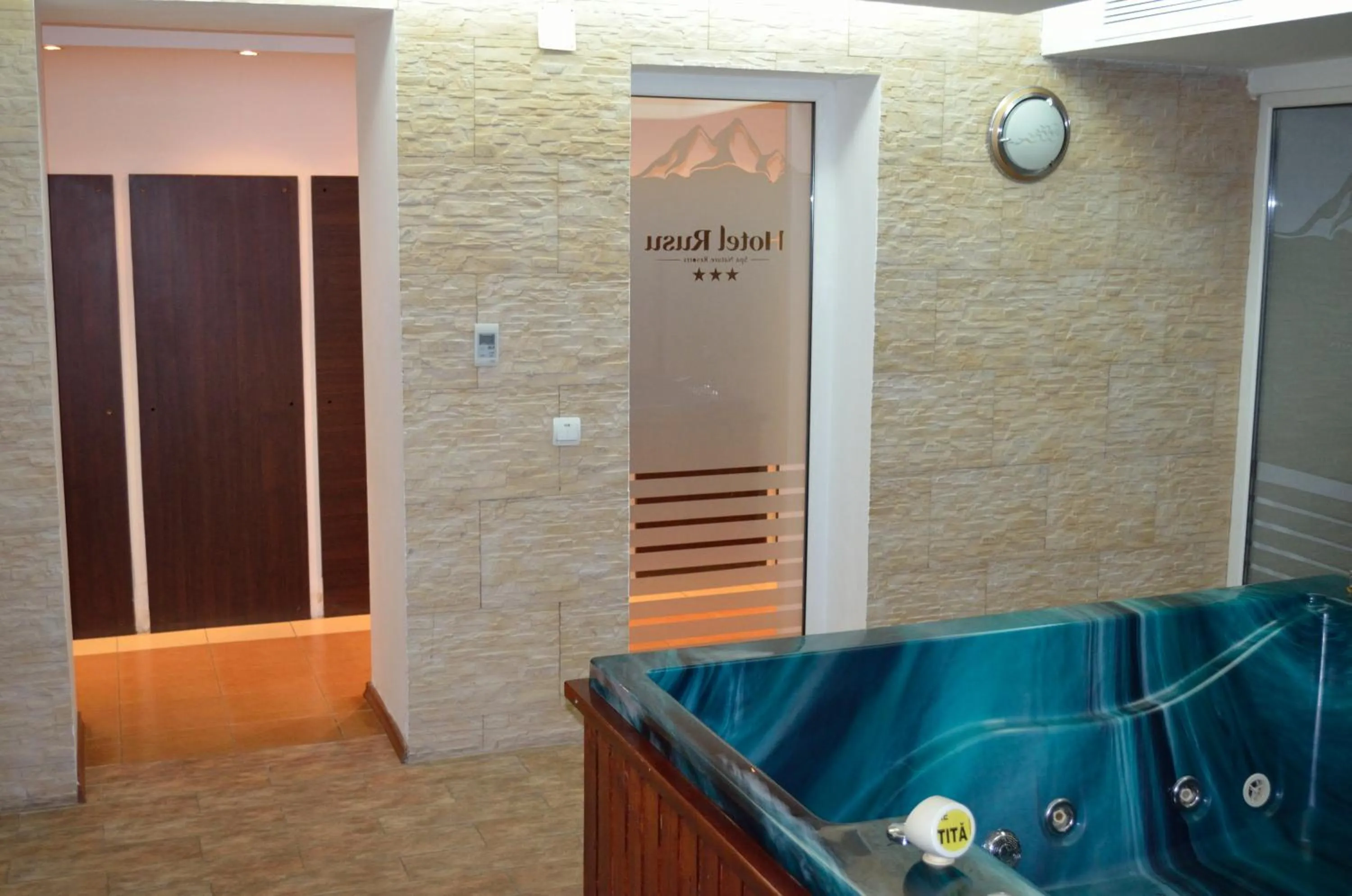 Sauna in Hotel Rusu