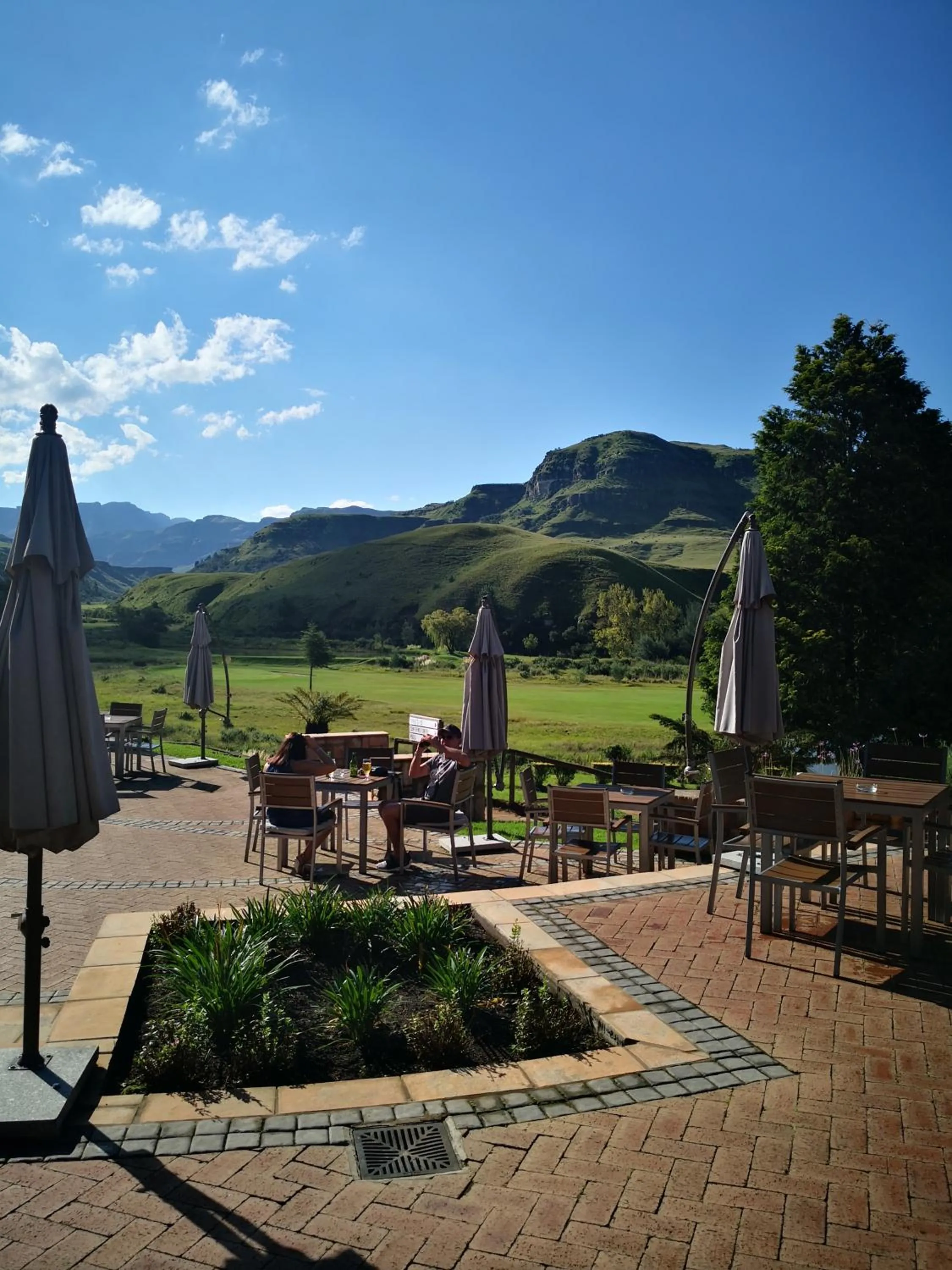Patio in Premier Resort Sani Pass