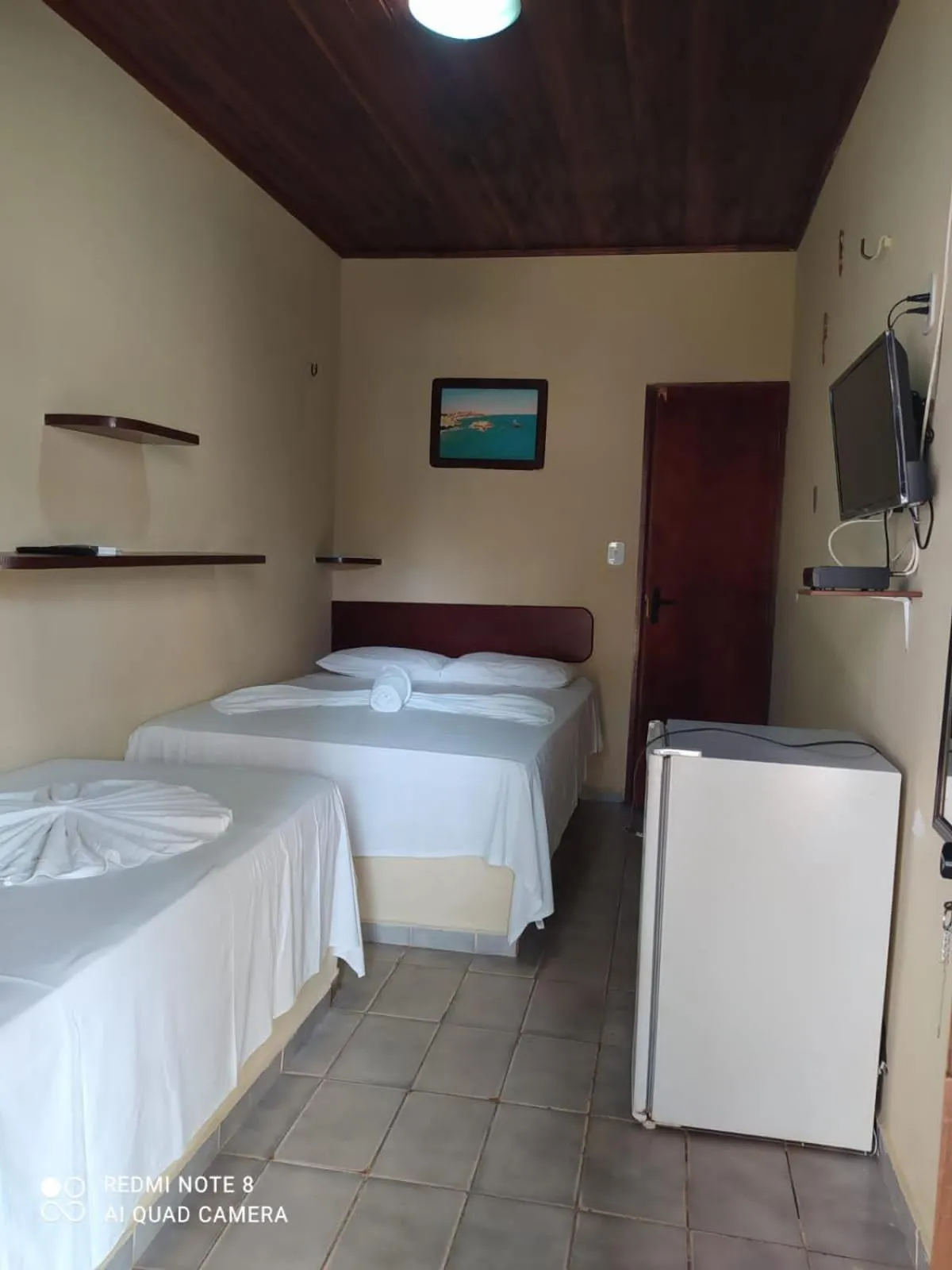 Bed in Pousada Via Lactea
