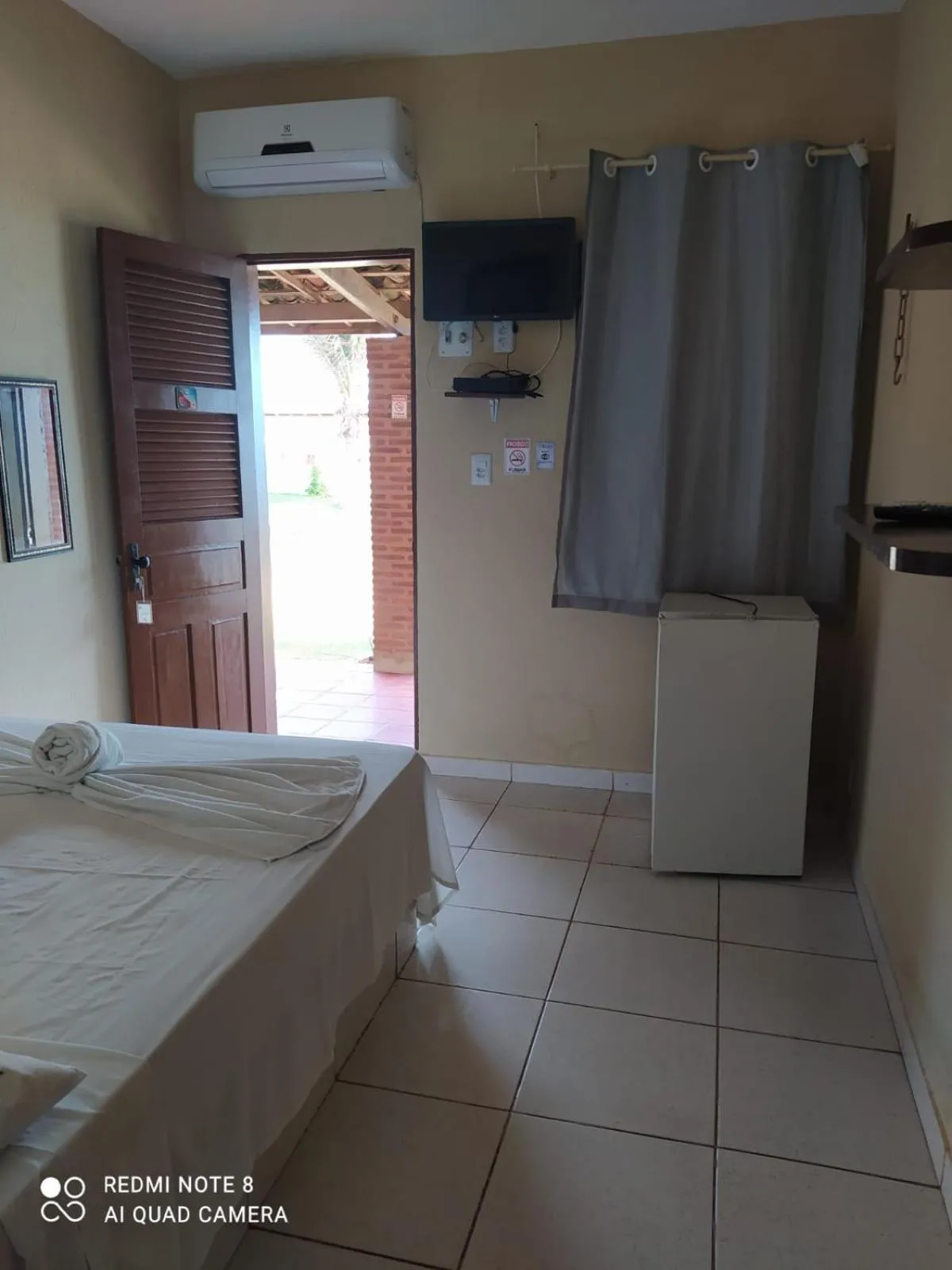 Bed in Pousada Via Lactea