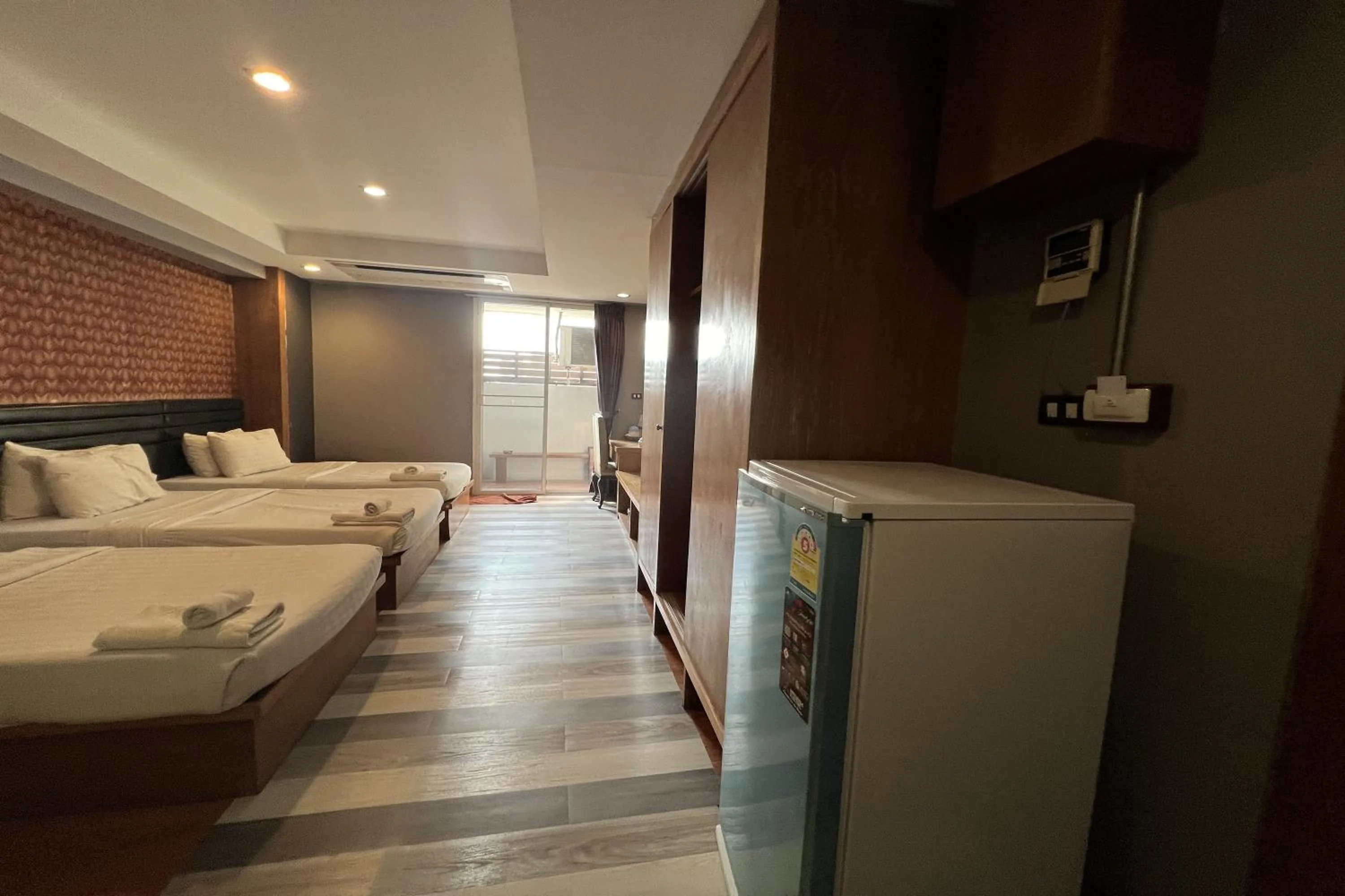 Bed in Eurna Resort Hotel