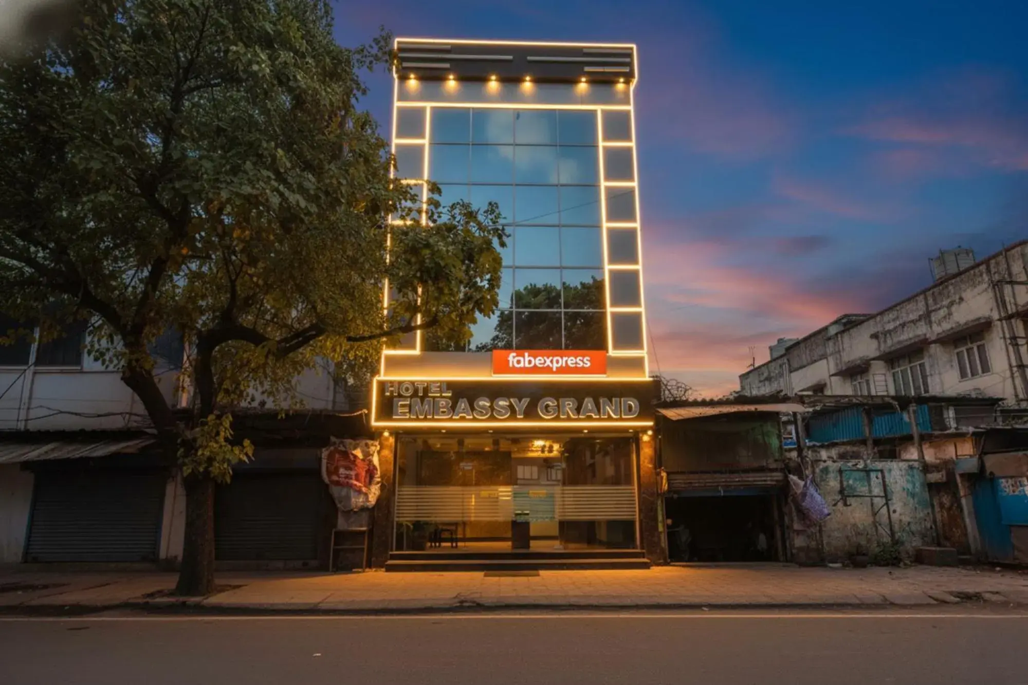 Property building in FabHotel Embassy Grand Property building in FabHotel Embassy Grand