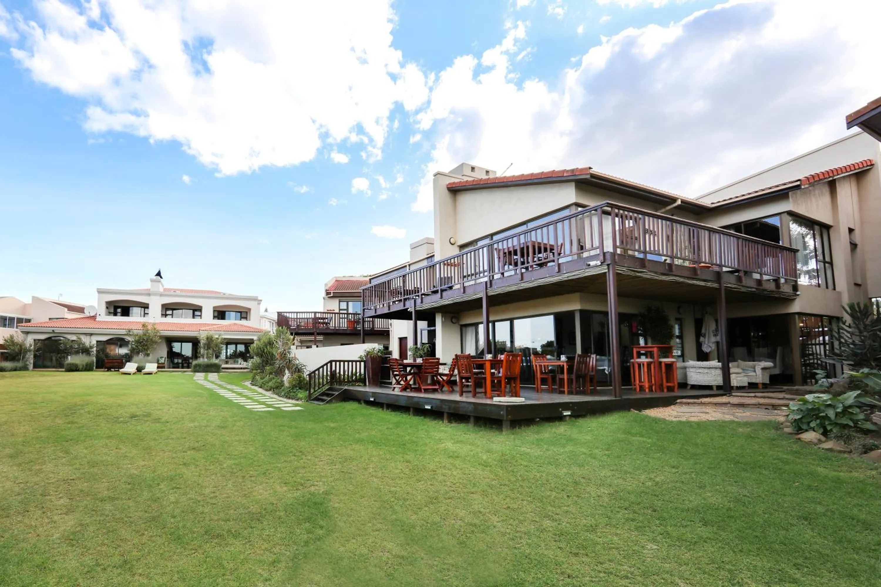Garden view in Supertubes Guesthouse