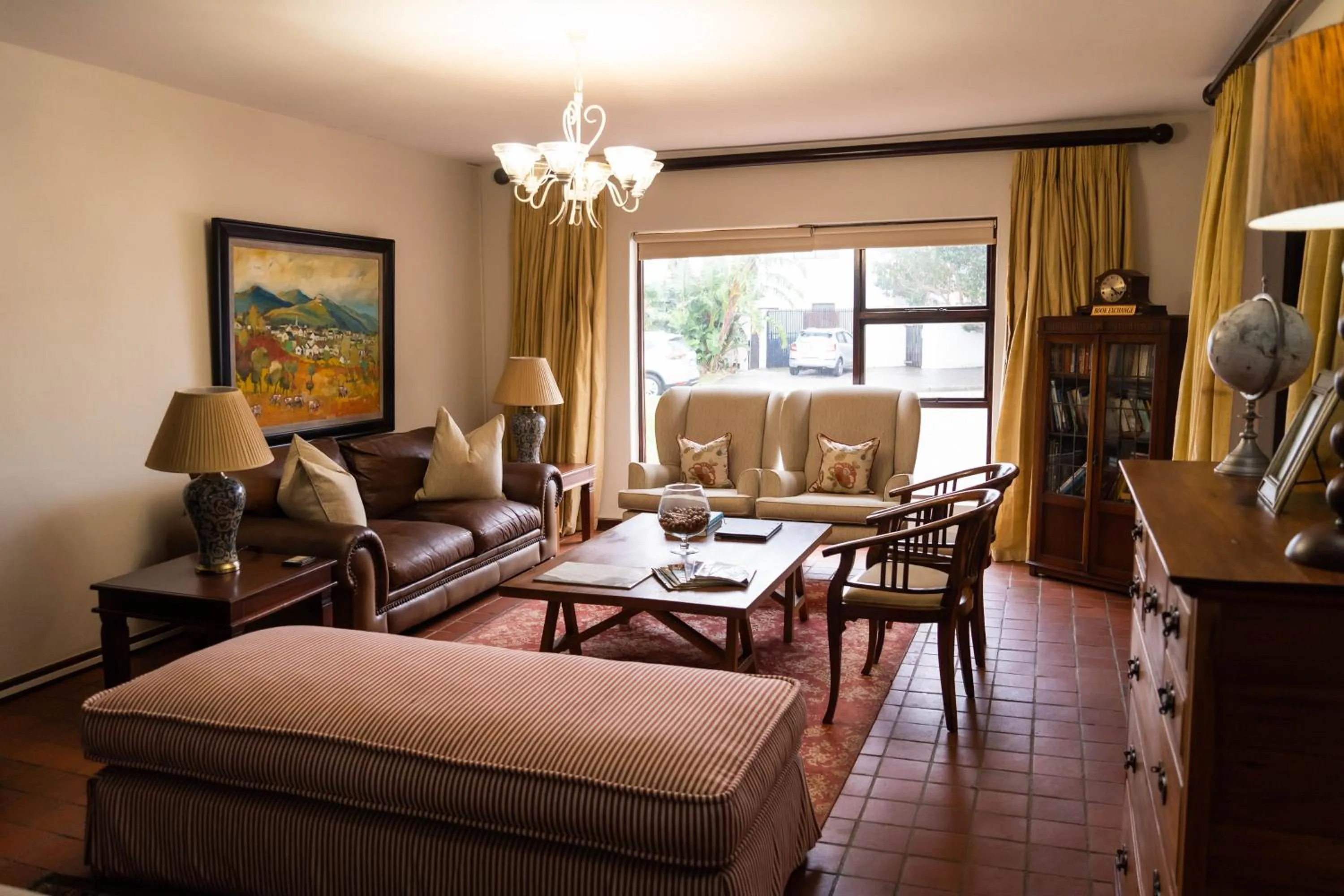 Seating area in Supertubes Guesthouse