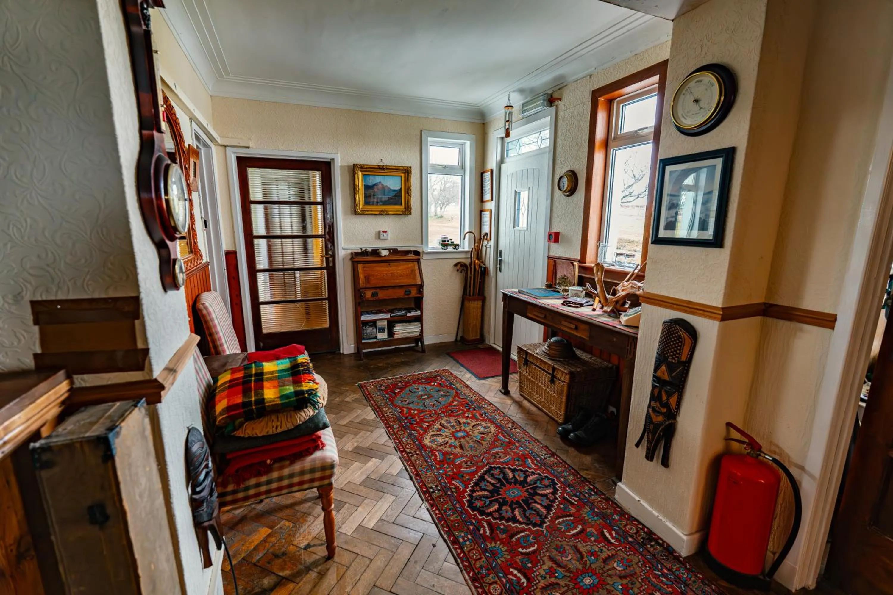 Facade/entrance in Garvault House