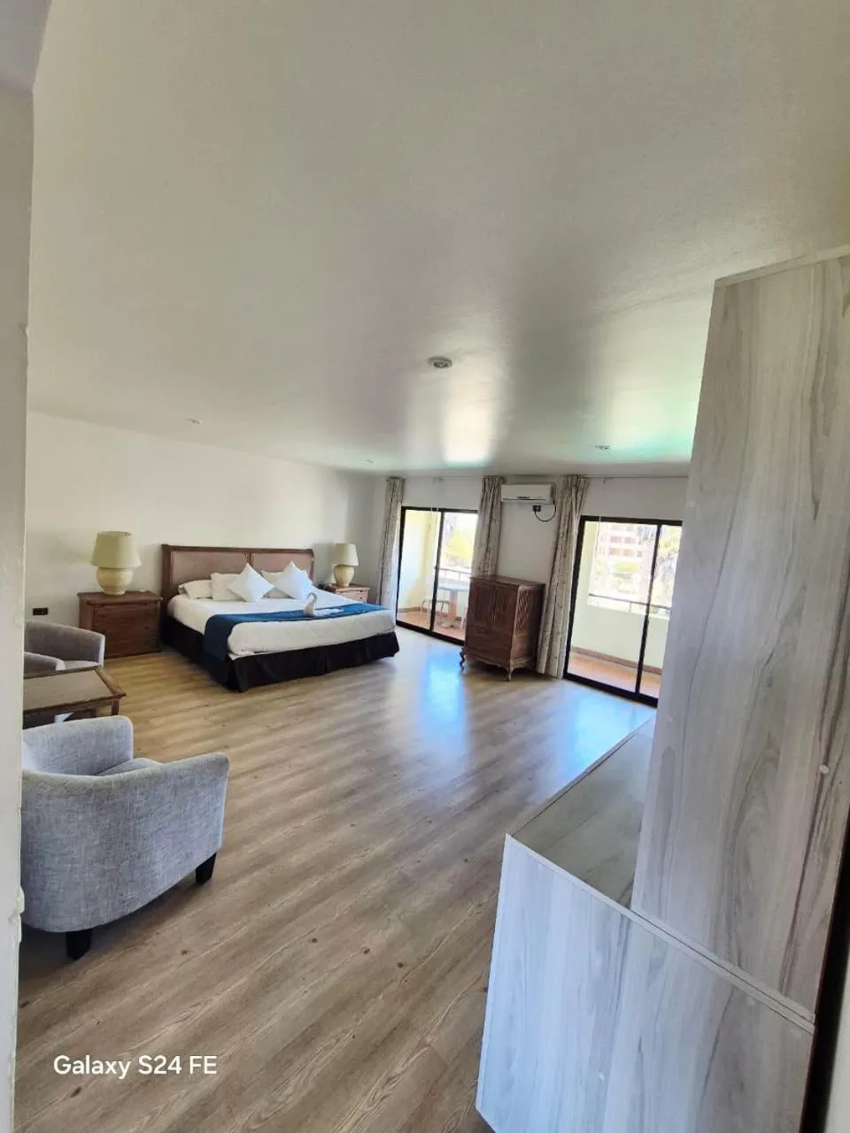 Living room, Bed in Hotel Palmas de La Serena