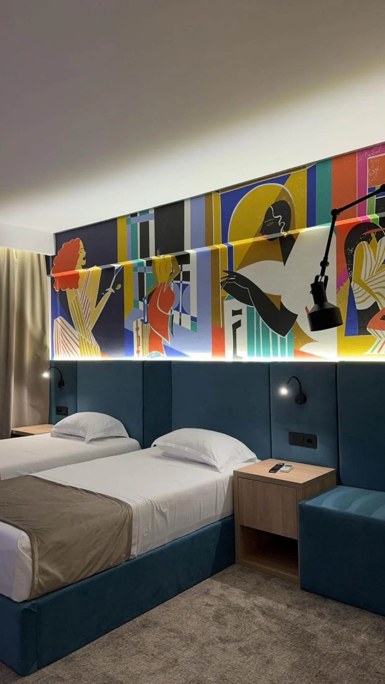 Bed in Hotel FAN Sebes