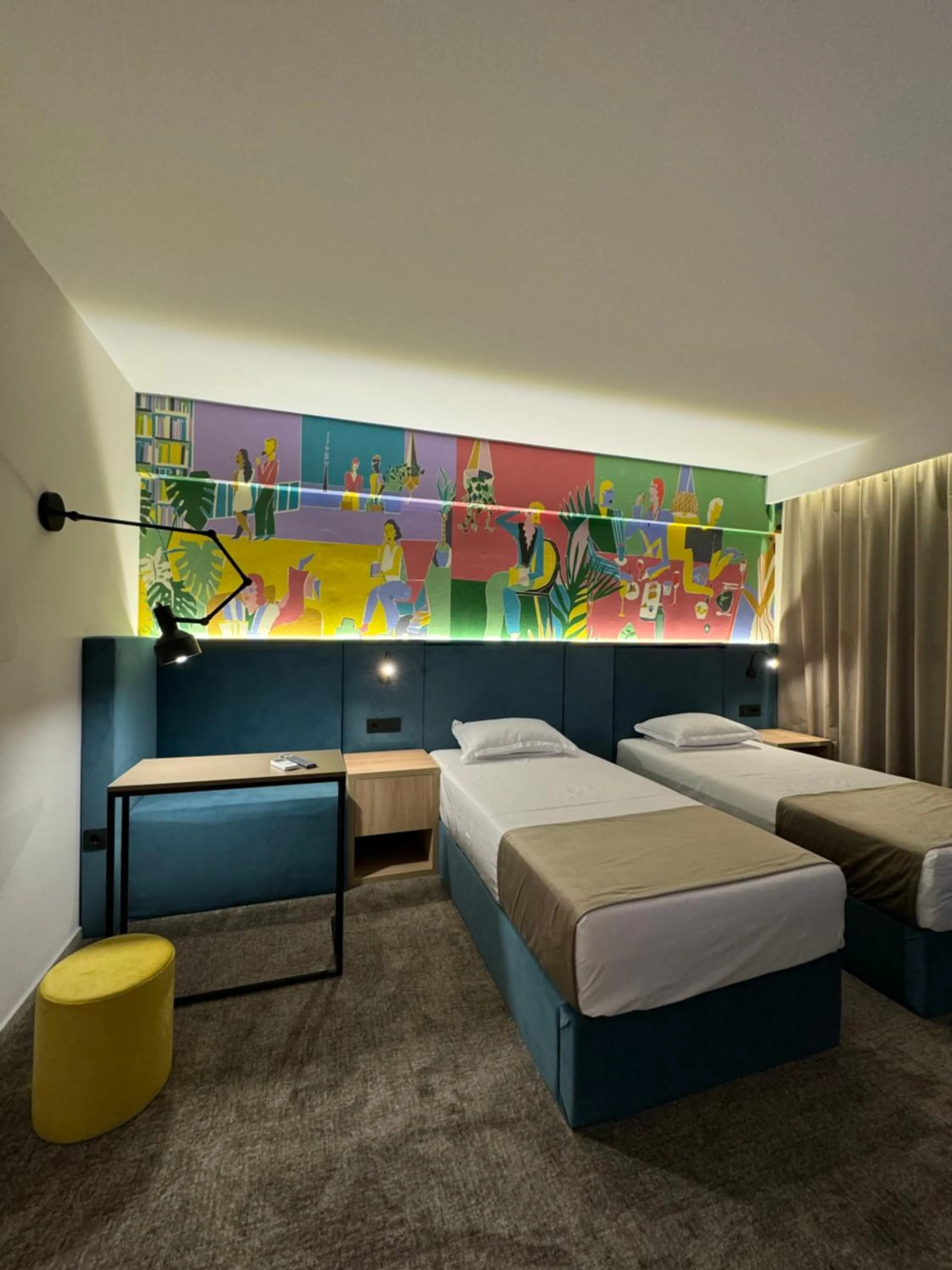 Bed in Hotel FAN Sebes