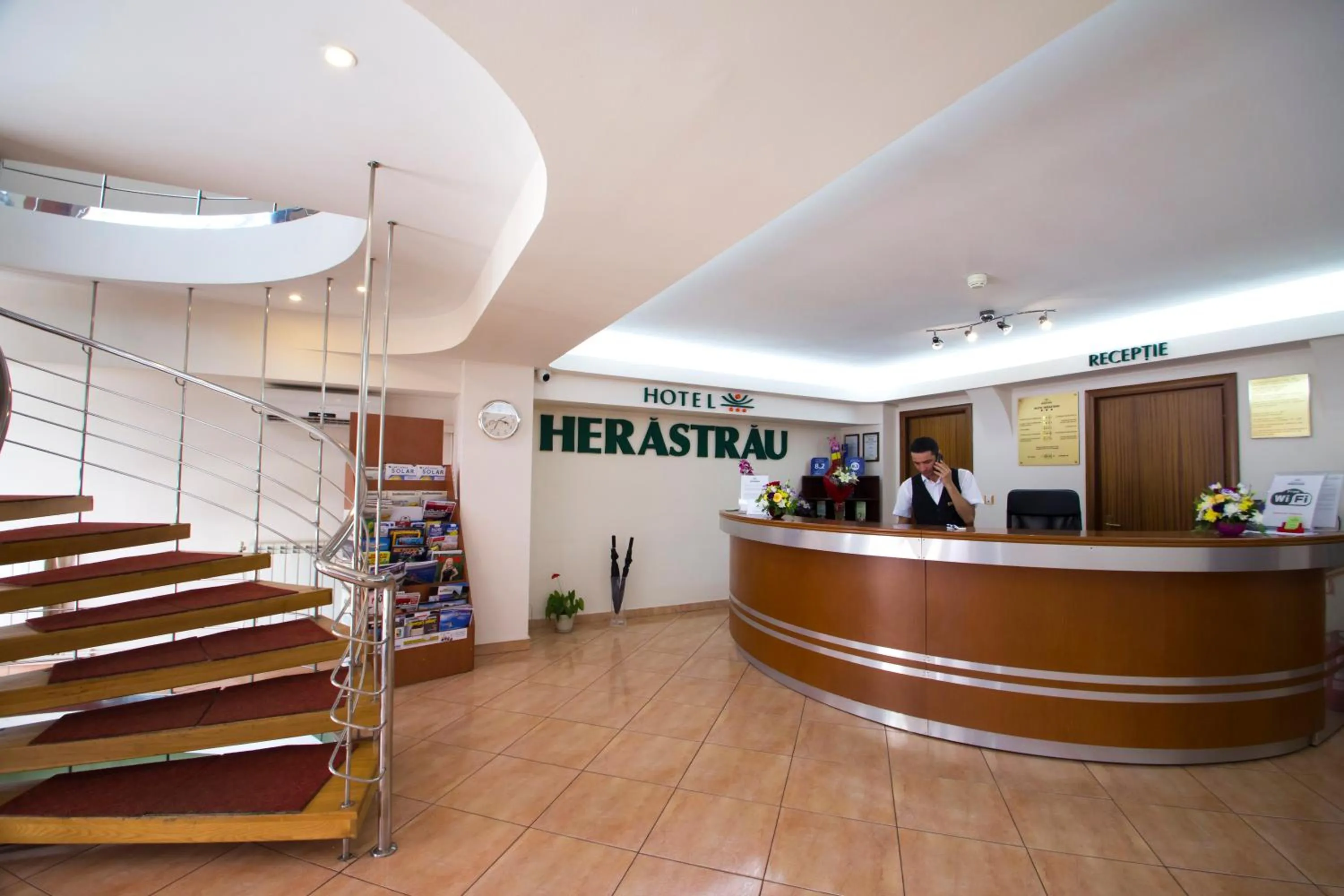 Lobby or reception in Hotel Herastrau