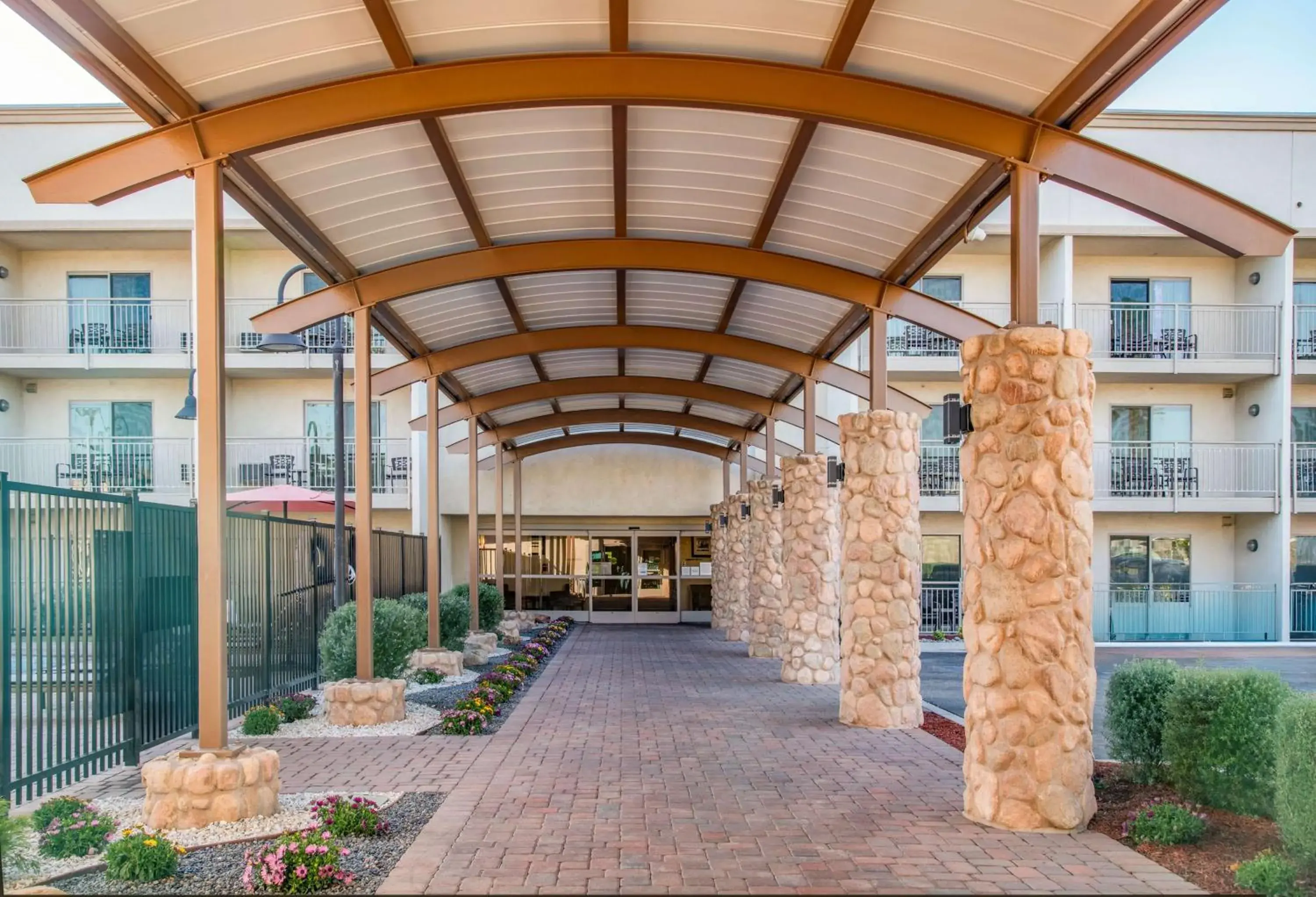 Inner courtyard view in Hampton Inn Channel Islands Harbor Inner courtyard view in Hampton Inn Channel Islands Harbor