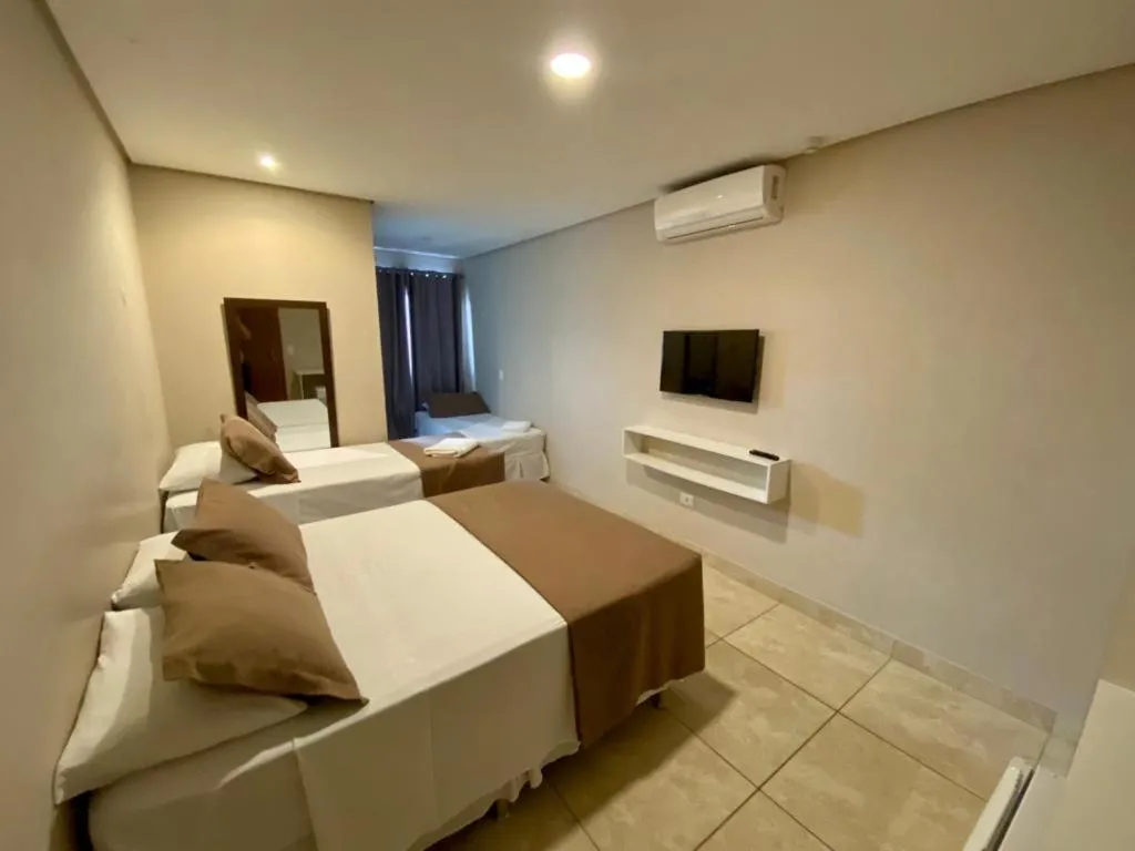 Photo of the whole room, Bed in Don Marcos Hotel com Restaurante e Pizzaria