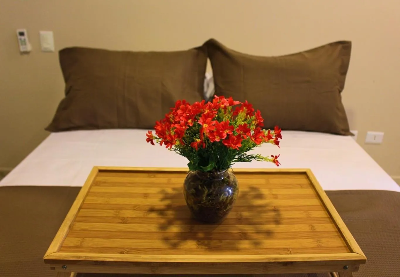 Decorative detail, Bed in Don Marcos Hotel com Restaurante e Pizzaria
