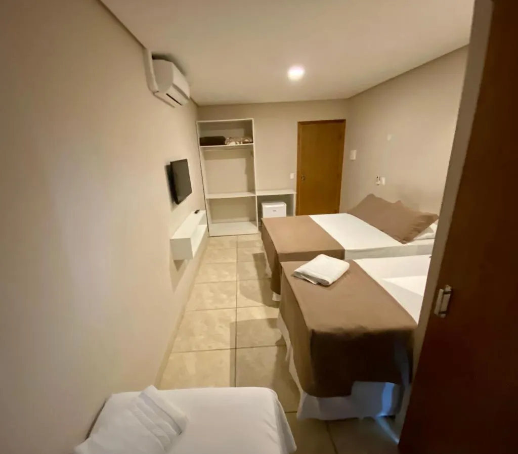 Bedroom, Bed in Don Marcos Hotel com Restaurante e Pizzaria