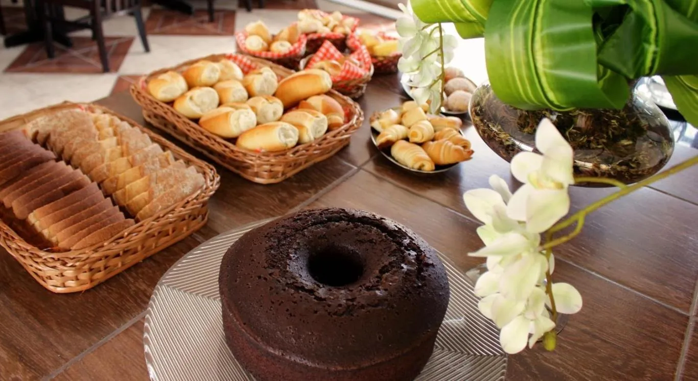 Continental breakfast in Don Marcos Hotel com Restaurante e Pizzaria