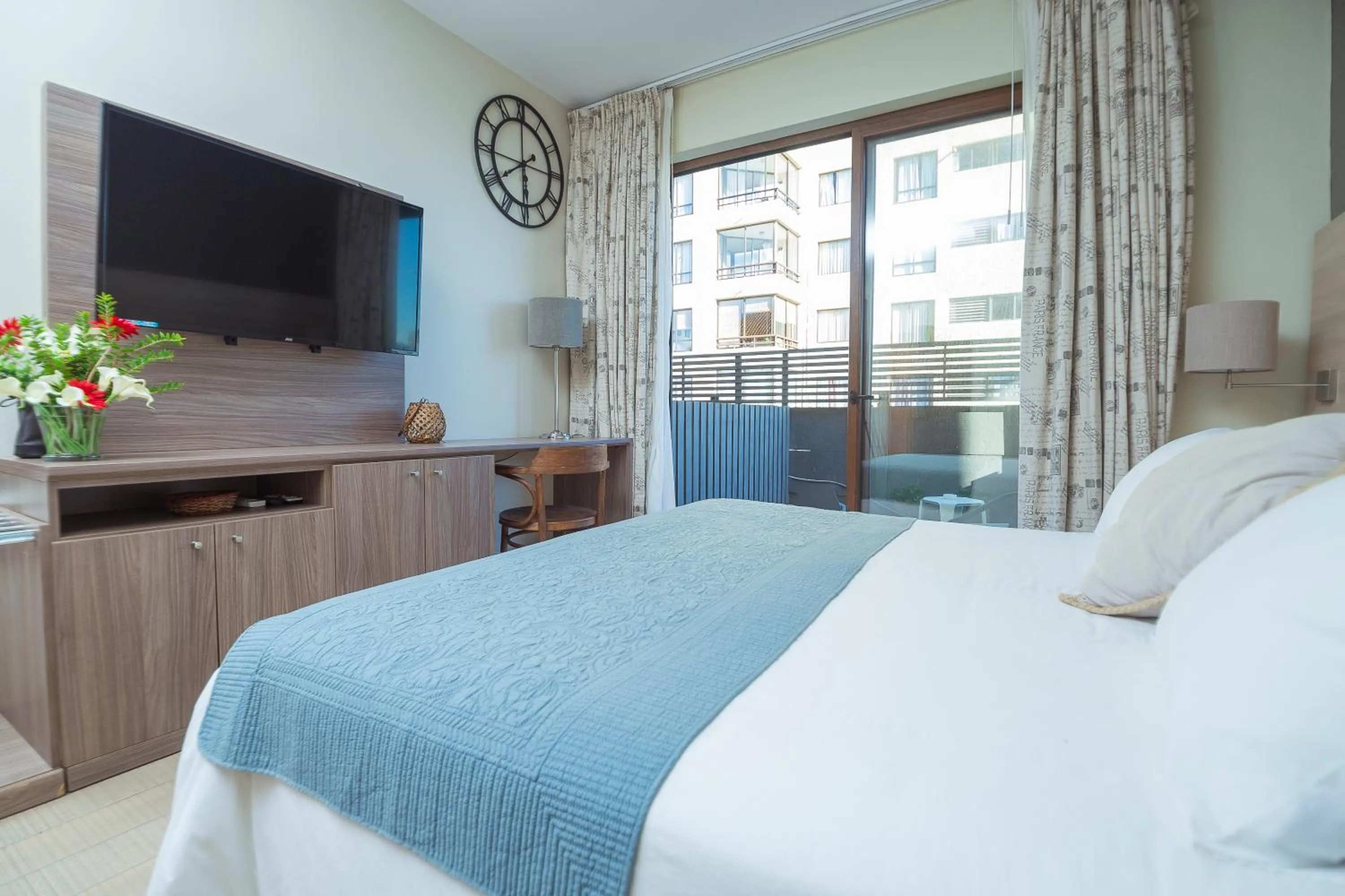 Bed in Hotel y Cabañas Campanario