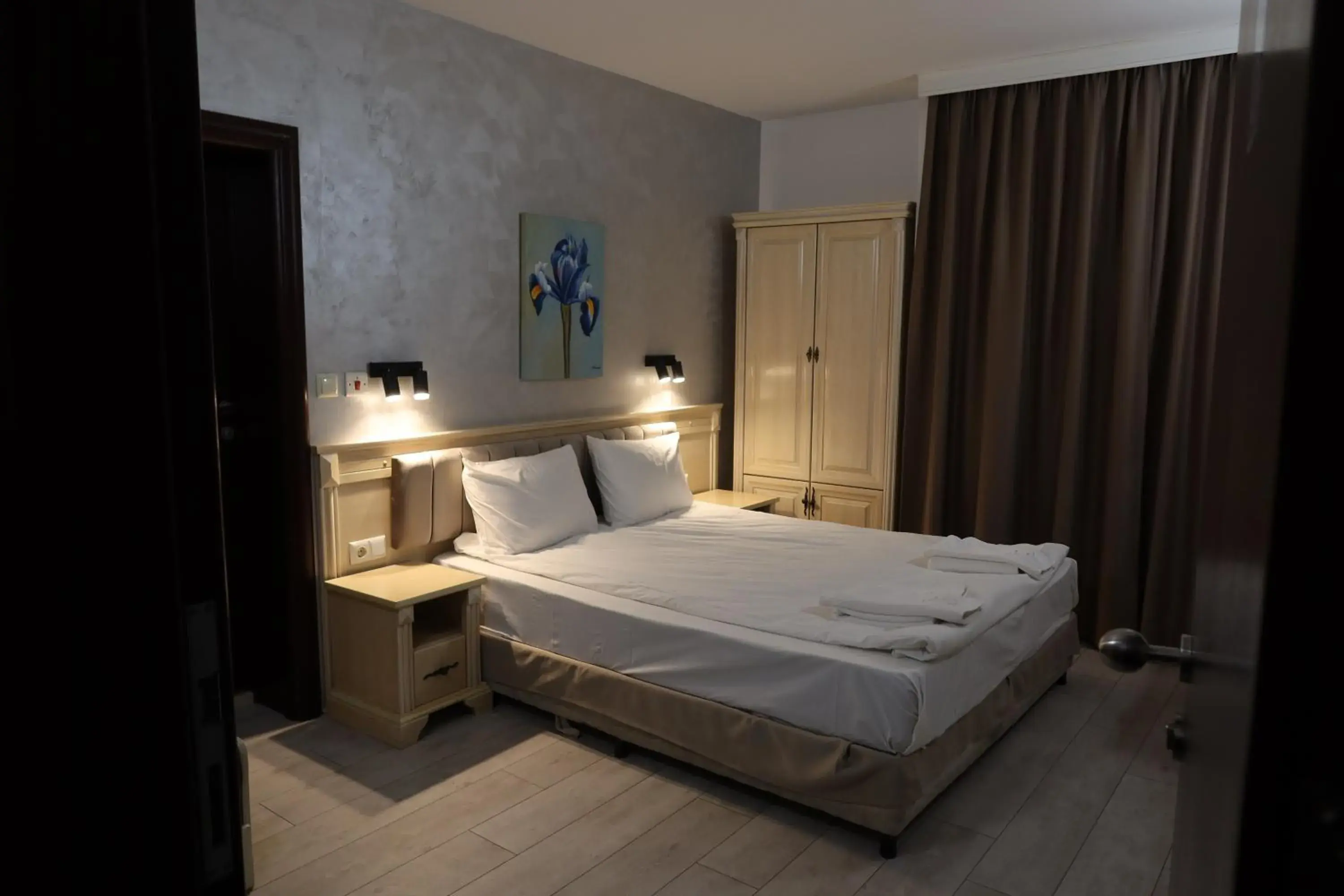 Bed in Hotel Aris Bed in Hotel Aris