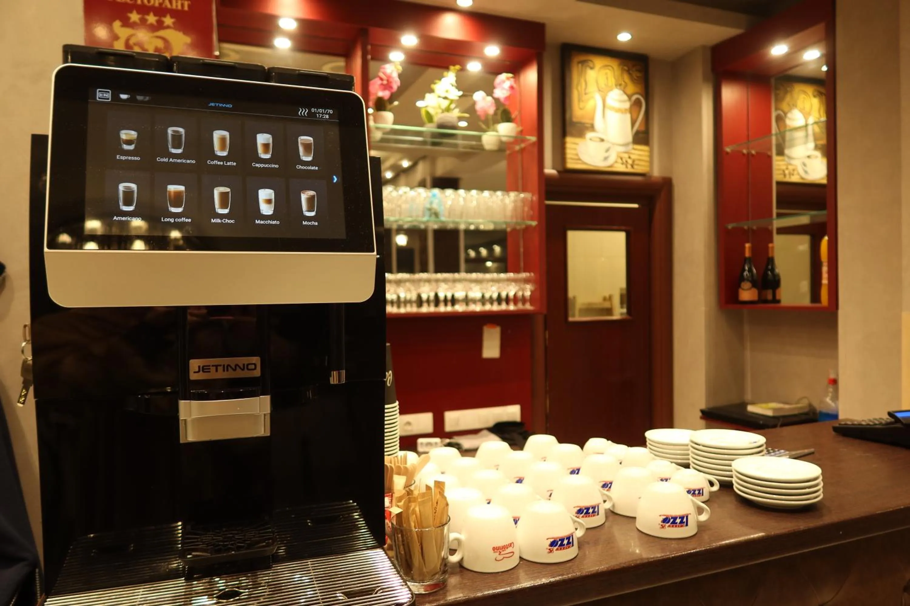 Coffee/tea facilities in Hotel Aris